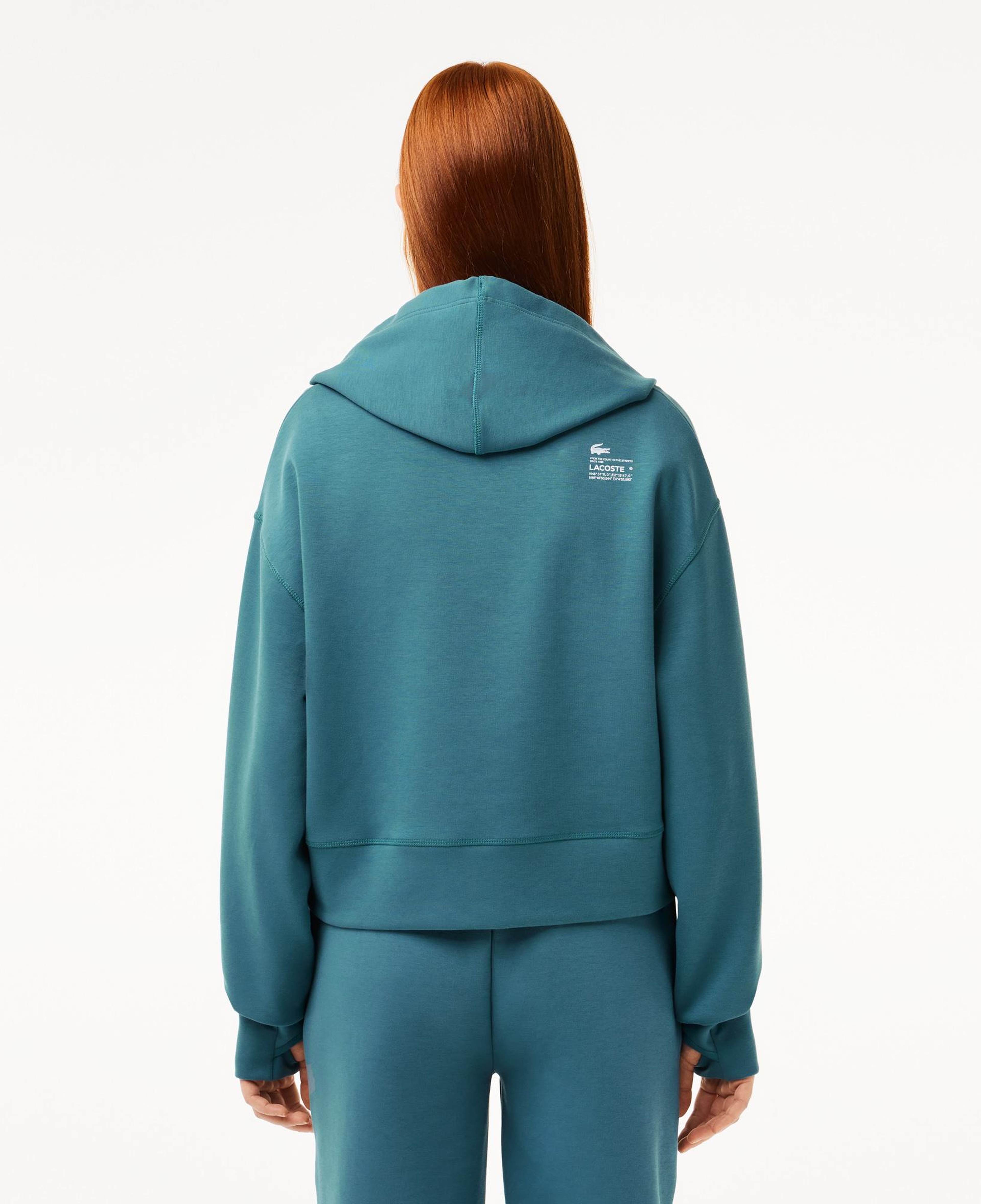 Kadın Kapüşonlu Mavi Sweatshirt