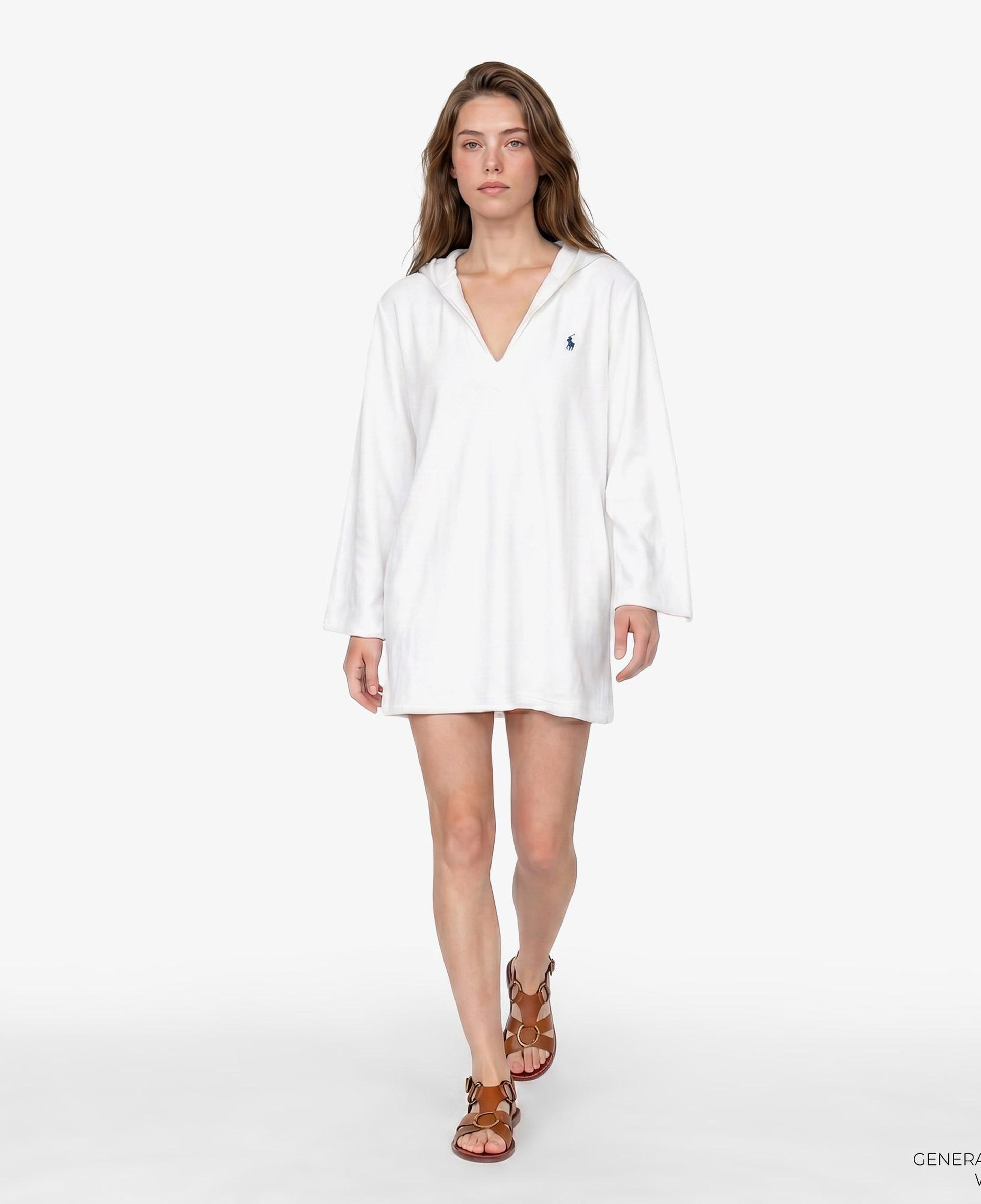 Polo Ralph Lauren Hooded Tunic Kadın Beyaz Pareo