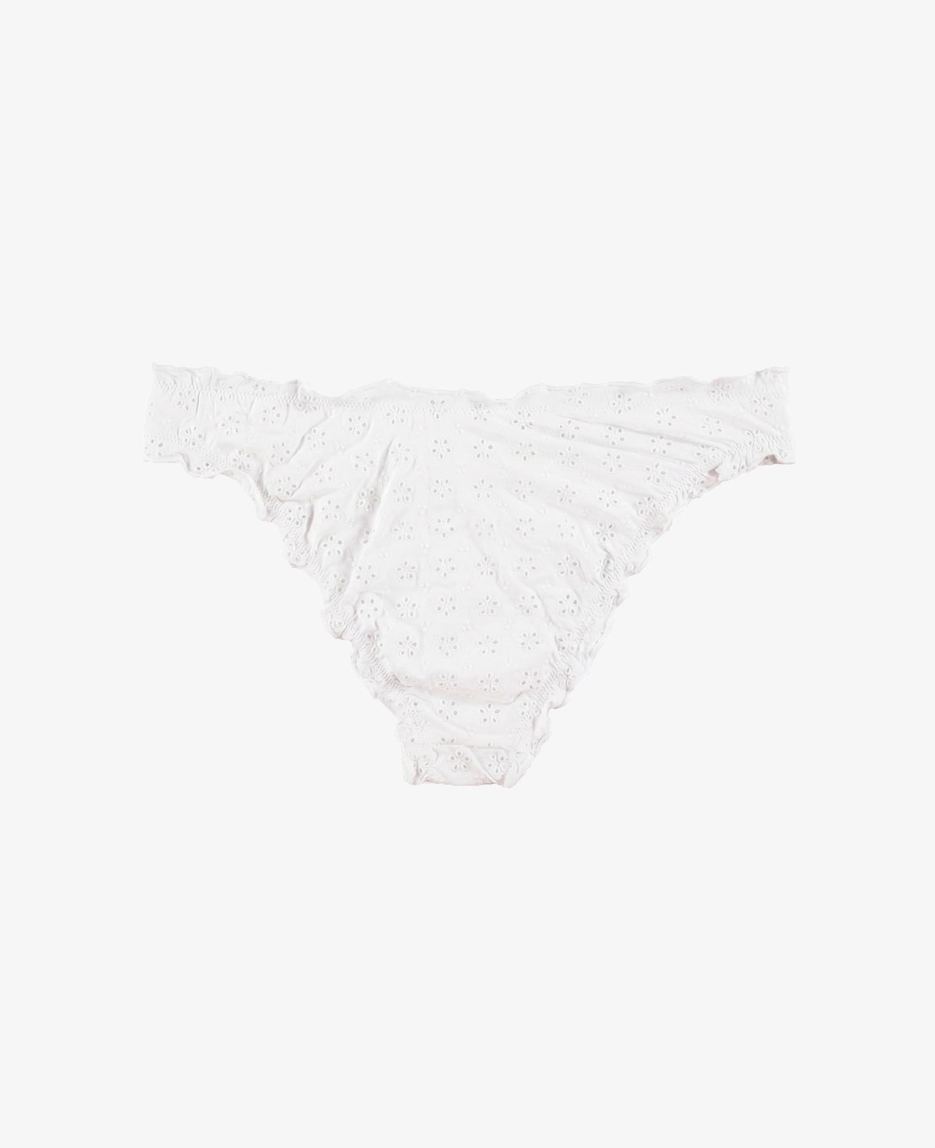 Polo Ralph Lauren Ruffle High Leg Scoop Kadın Beyaz Bikini Altı