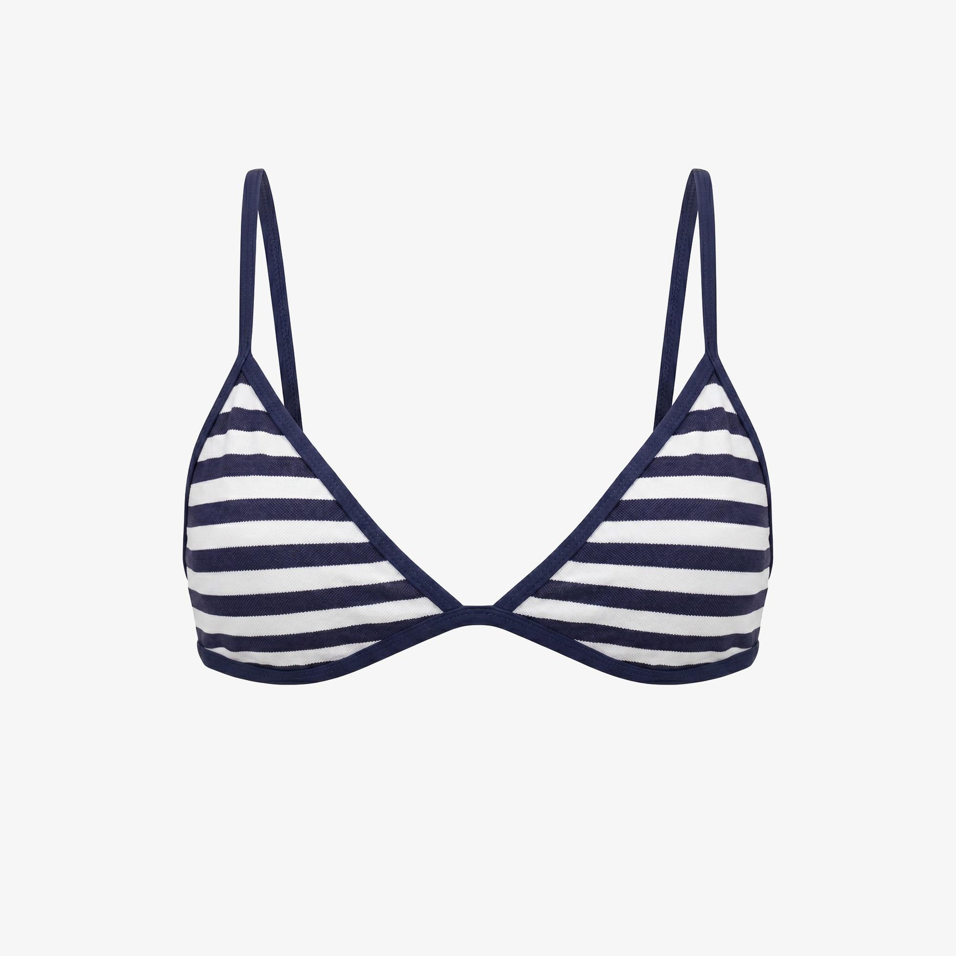 Polo Ralph Lauren Tipped Kadın Beyaz Bikini Üstü