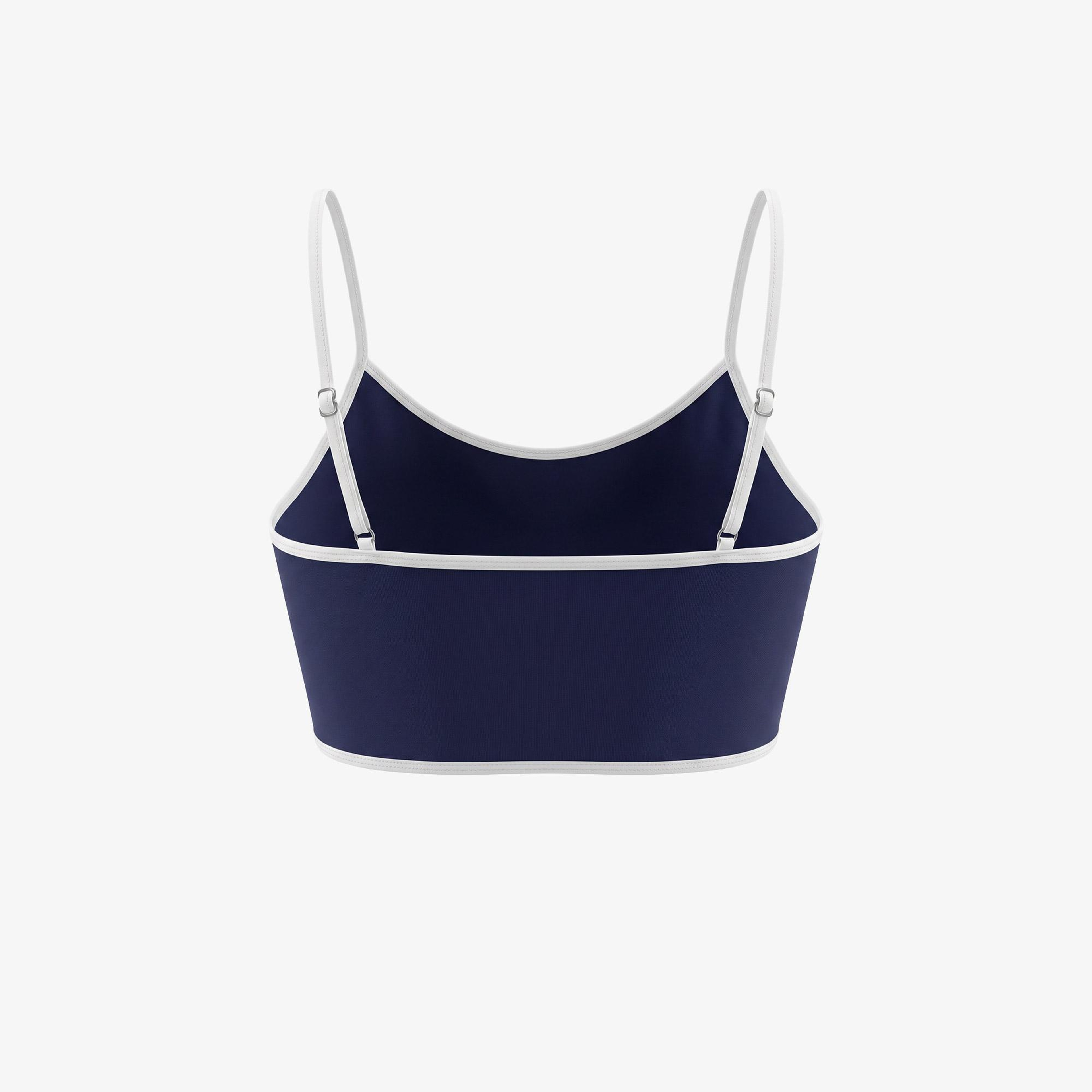 Polo Ralph Lauren Crop Cami Kadın Lacivert Bikini Üstü