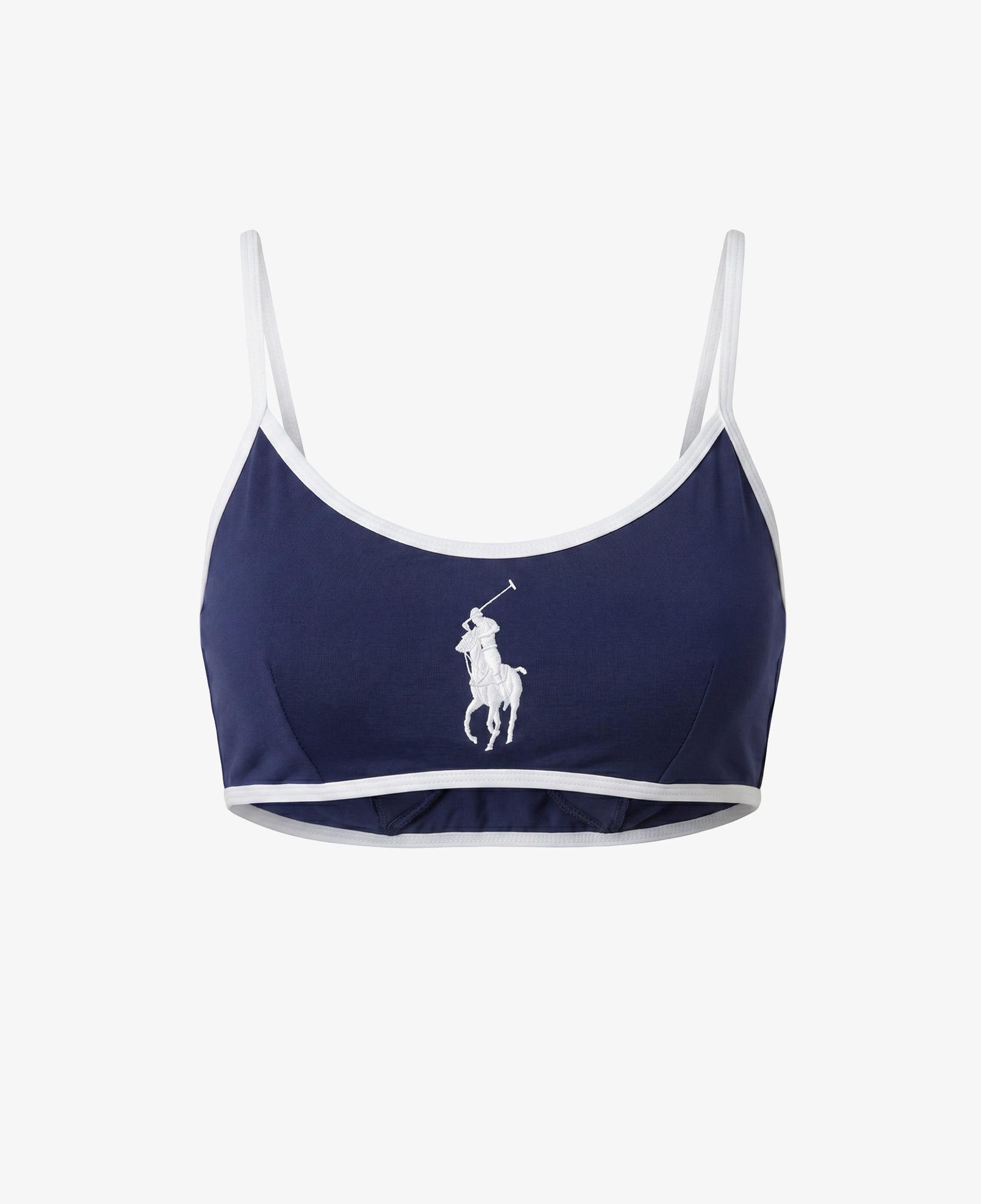 Polo Ralph Lauren Crop Cami Kadın Lacivert Bikini Üstü