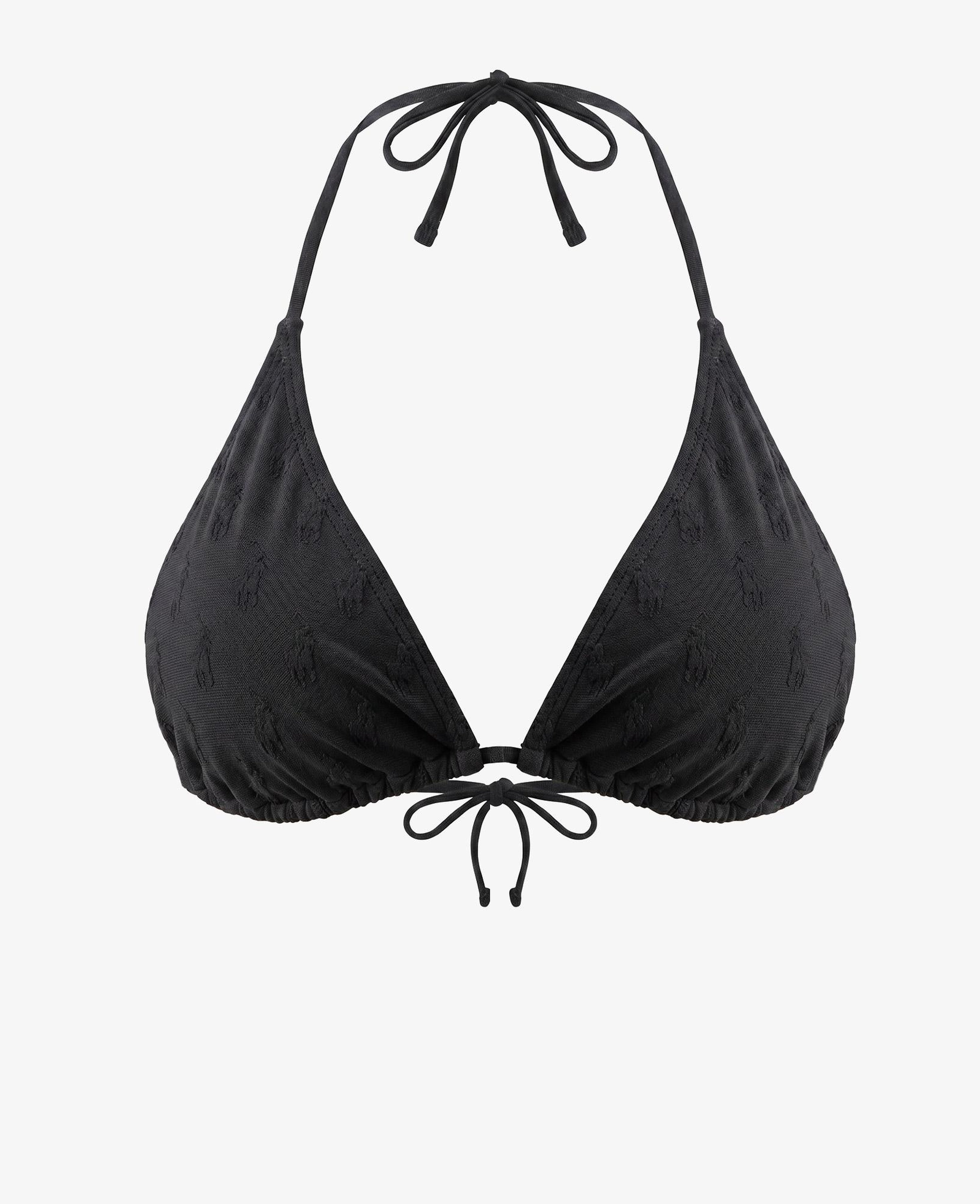 Polo Ralph Lauren Ricky Slider Triangle Kadın Siyah Bikini Üstü