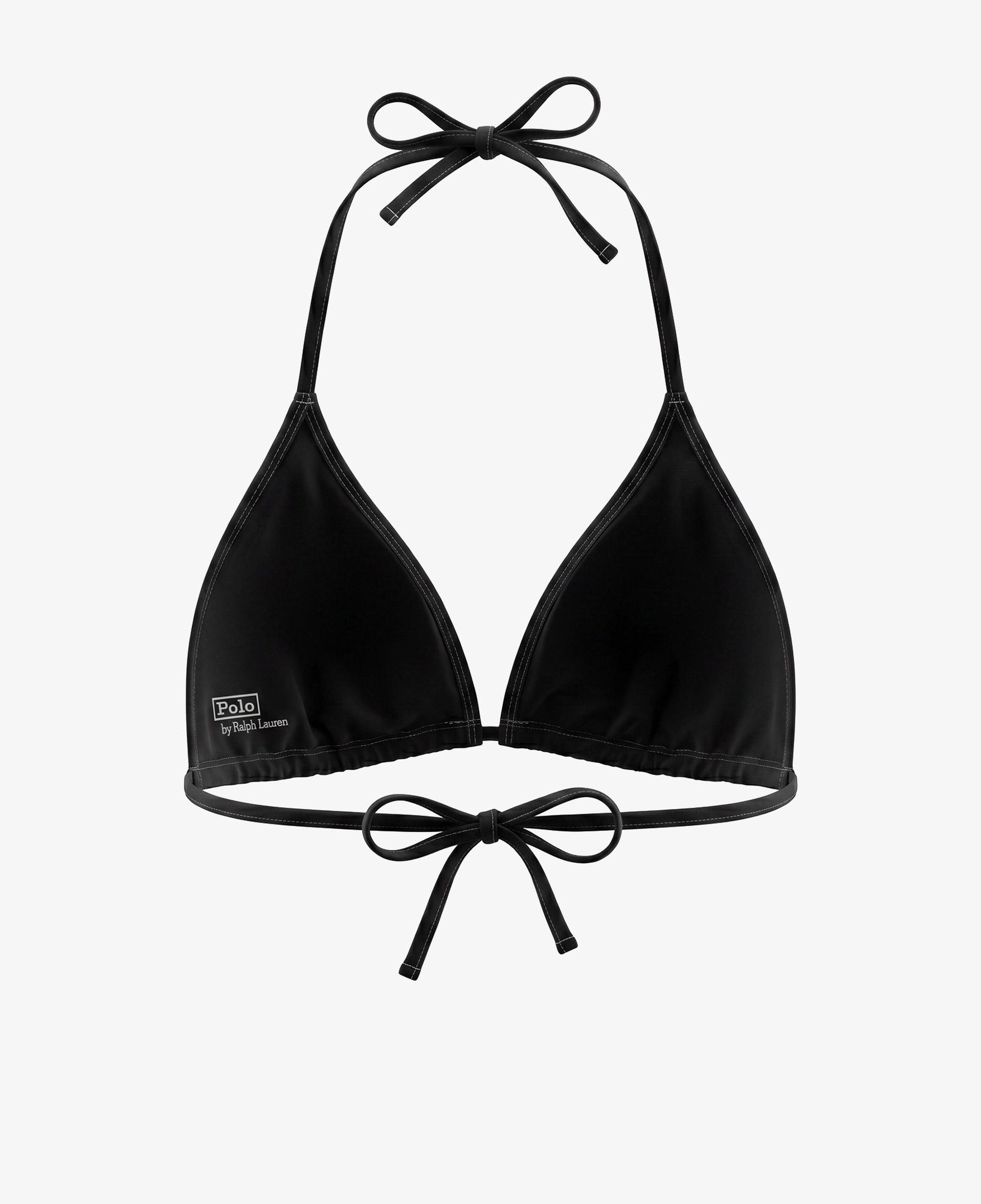 Polo Ralph Lauren Ricky Slider Triangle Kadın Siyah Bikini Üstü