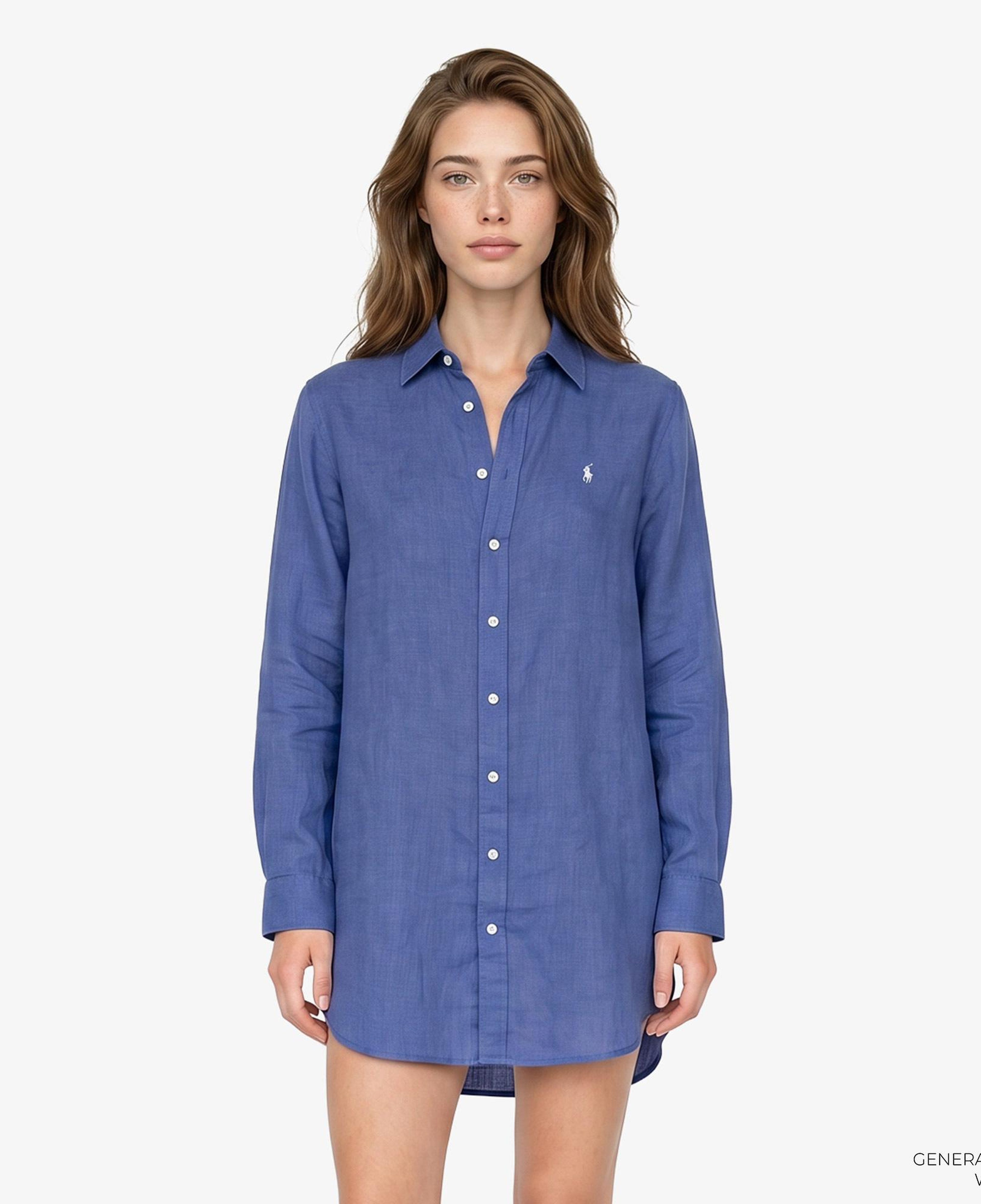 Polo Ralph Lauren Boyfriend Kadın Koyu Mavi Gömlek