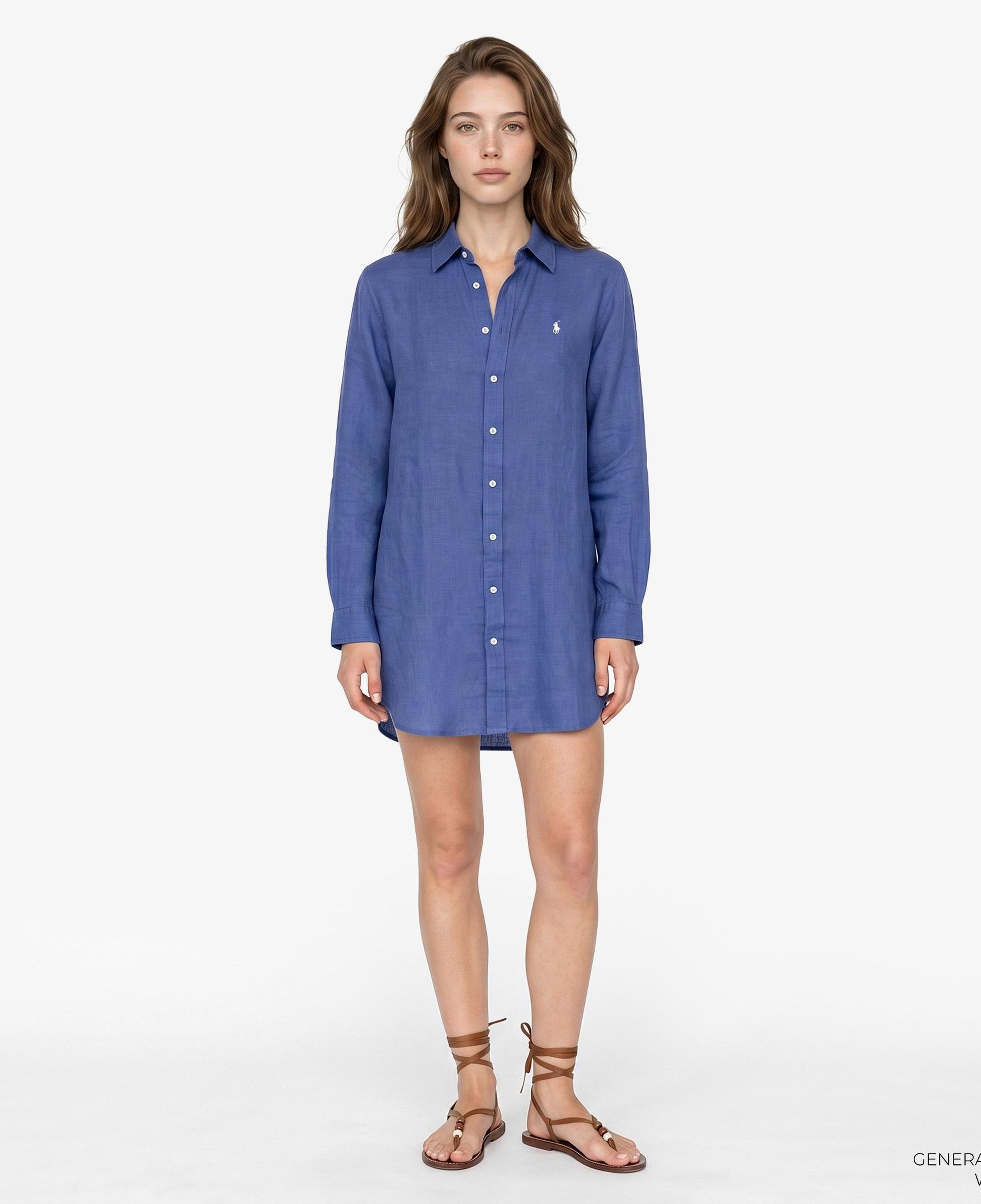 Polo Ralph Lauren Boyfriend Kadın Koyu Mavi Gömlek