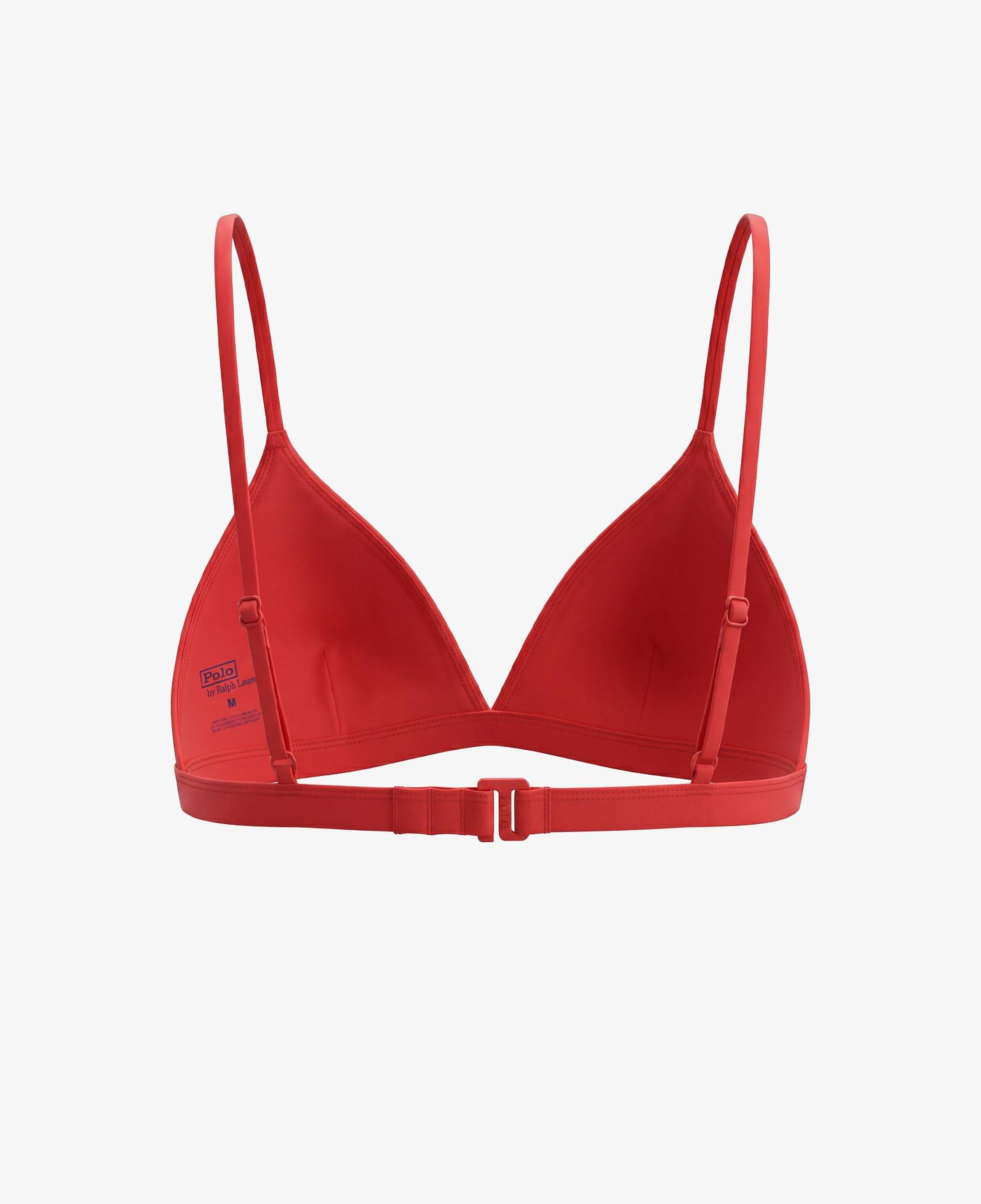 Polo Ralph Lauren V Yaka Kadın Kırmızı Bikini Üstü