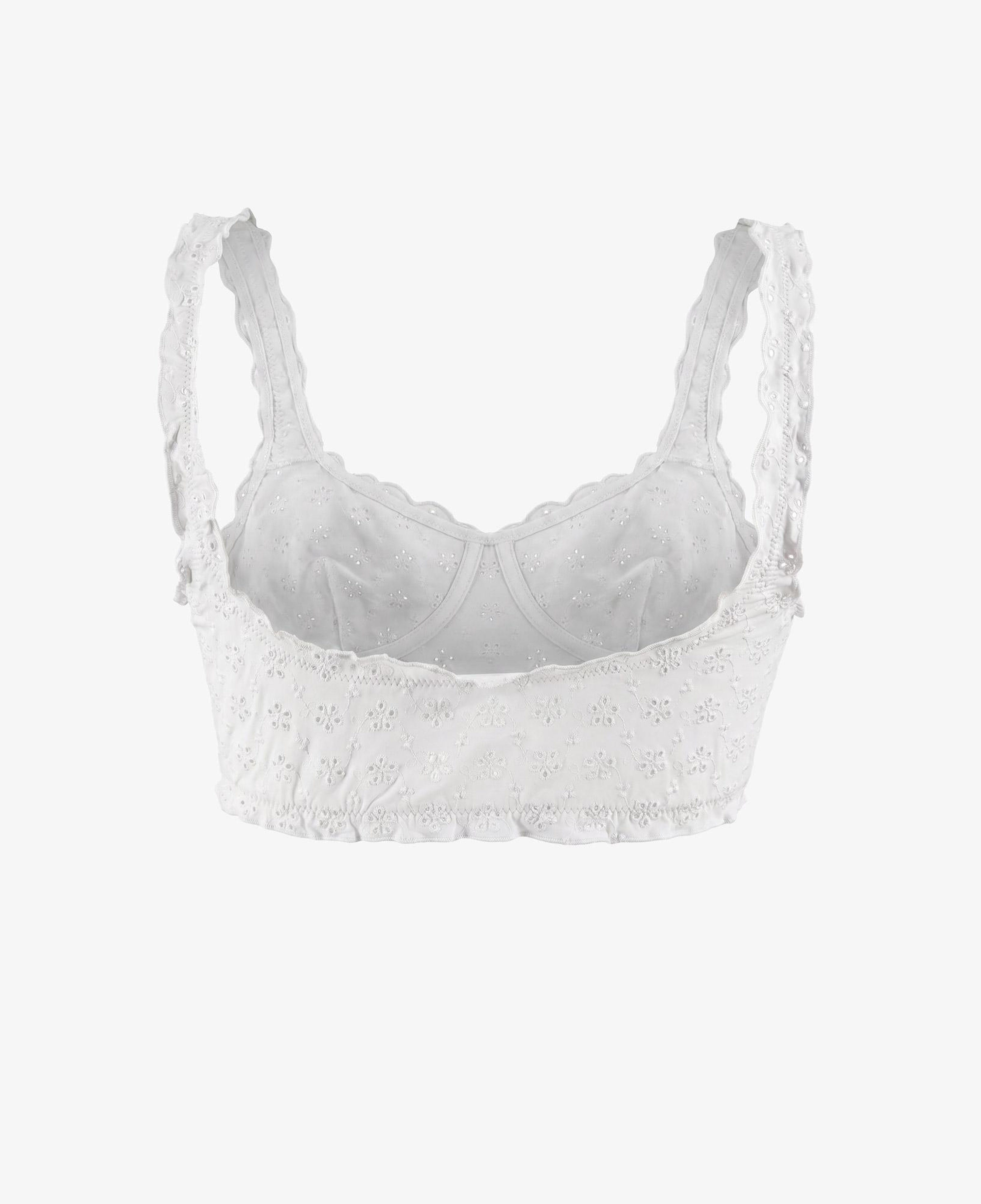 Polo Ralph Lauren Ruffle Kennedy Kadın Beyaz Bikini Üstü