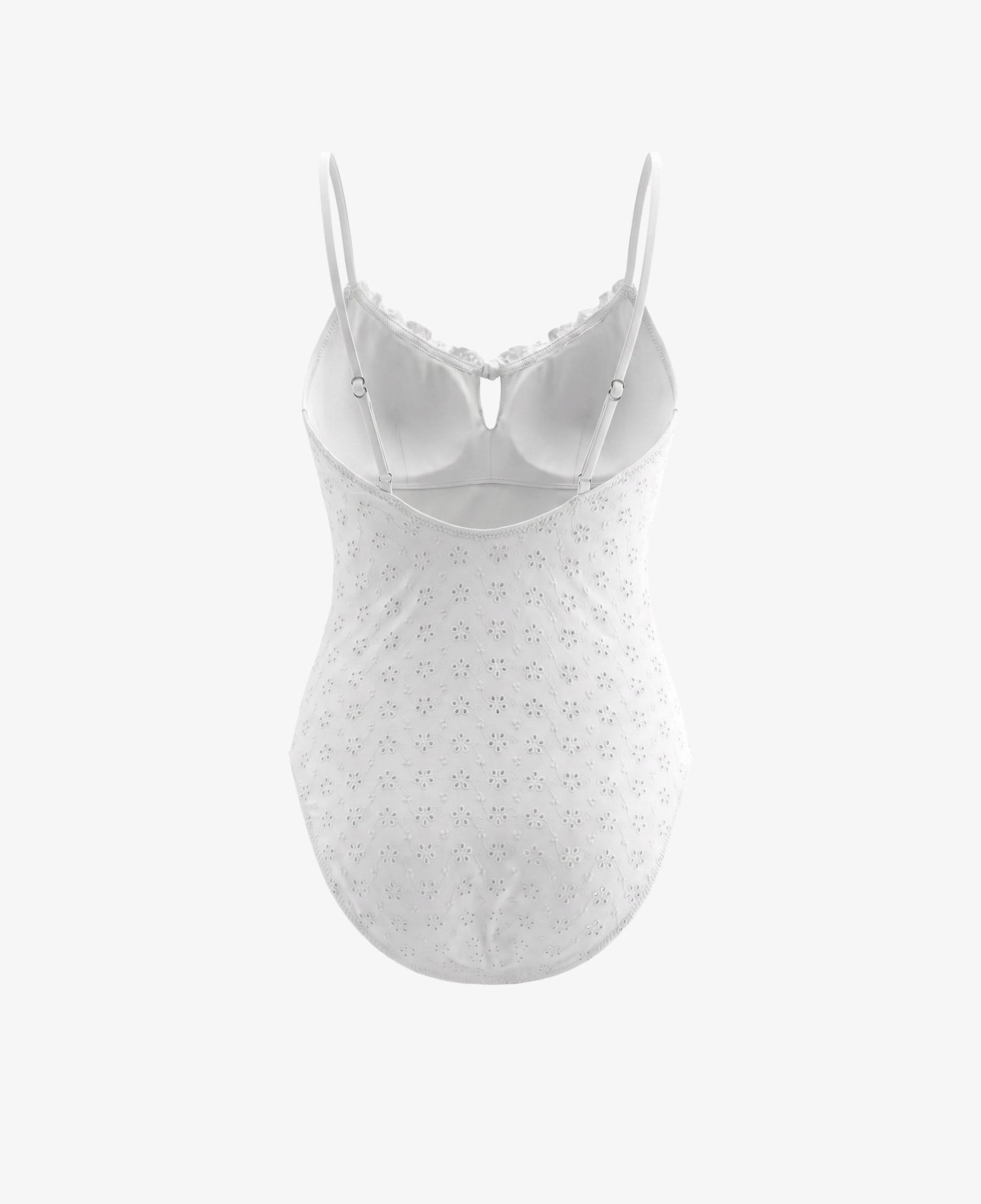 Polo Ralph Lauren Keyhole Lingerie Kadın Beyaz Mayo