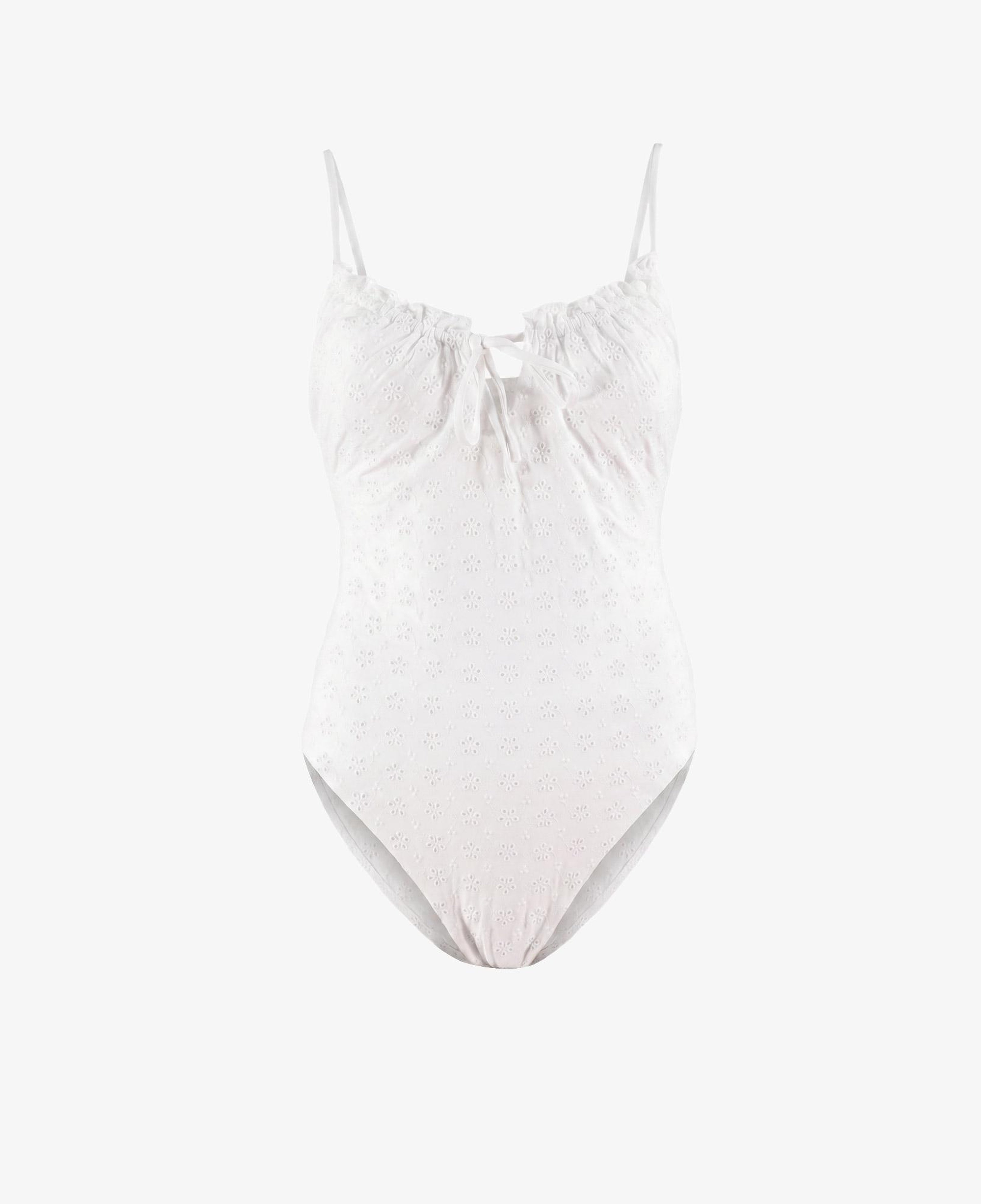 Polo Ralph Lauren Keyhole Lingerie Kadın Beyaz Mayo