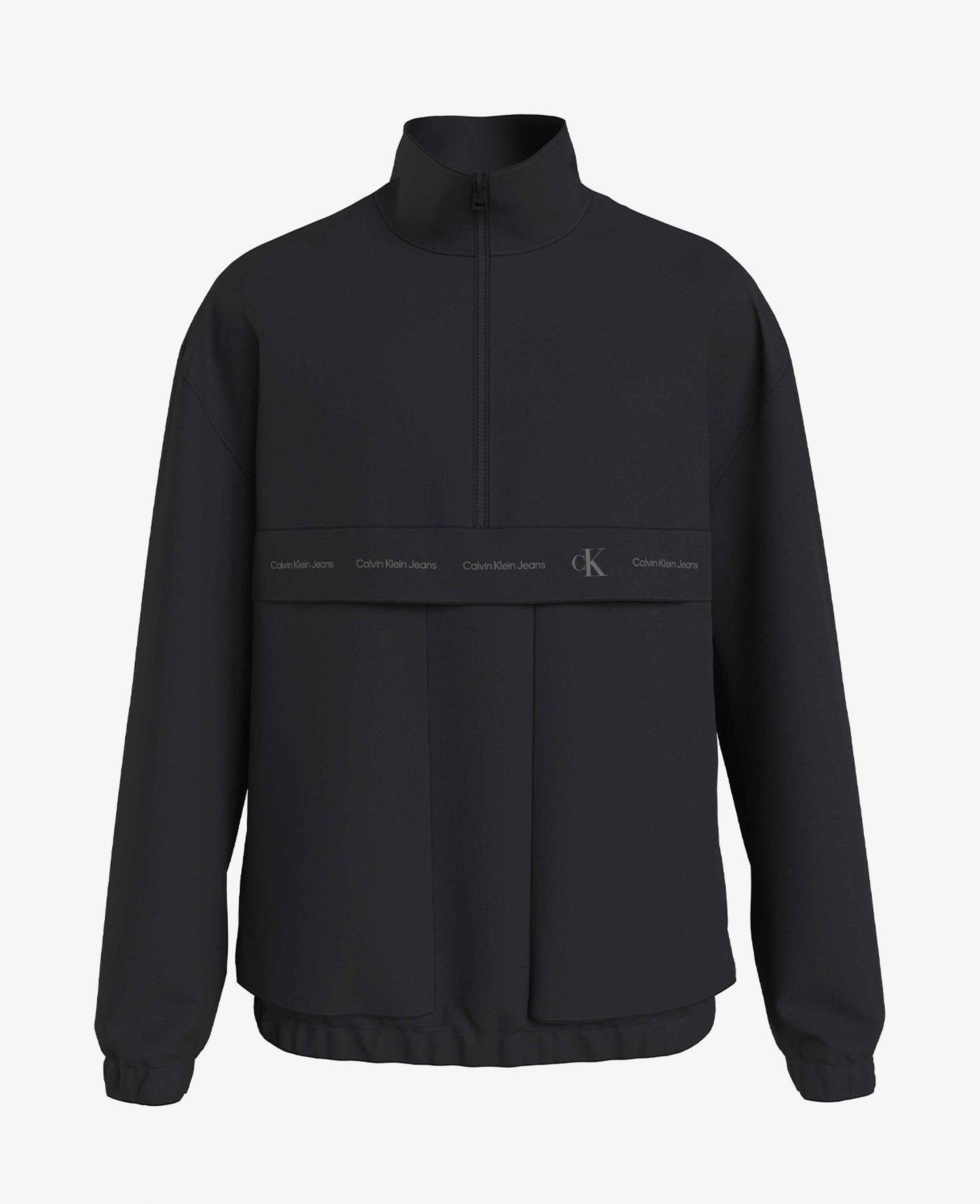 Calvin Klein Jeans Logo Repeat Erkek Siyah Sweatshirt