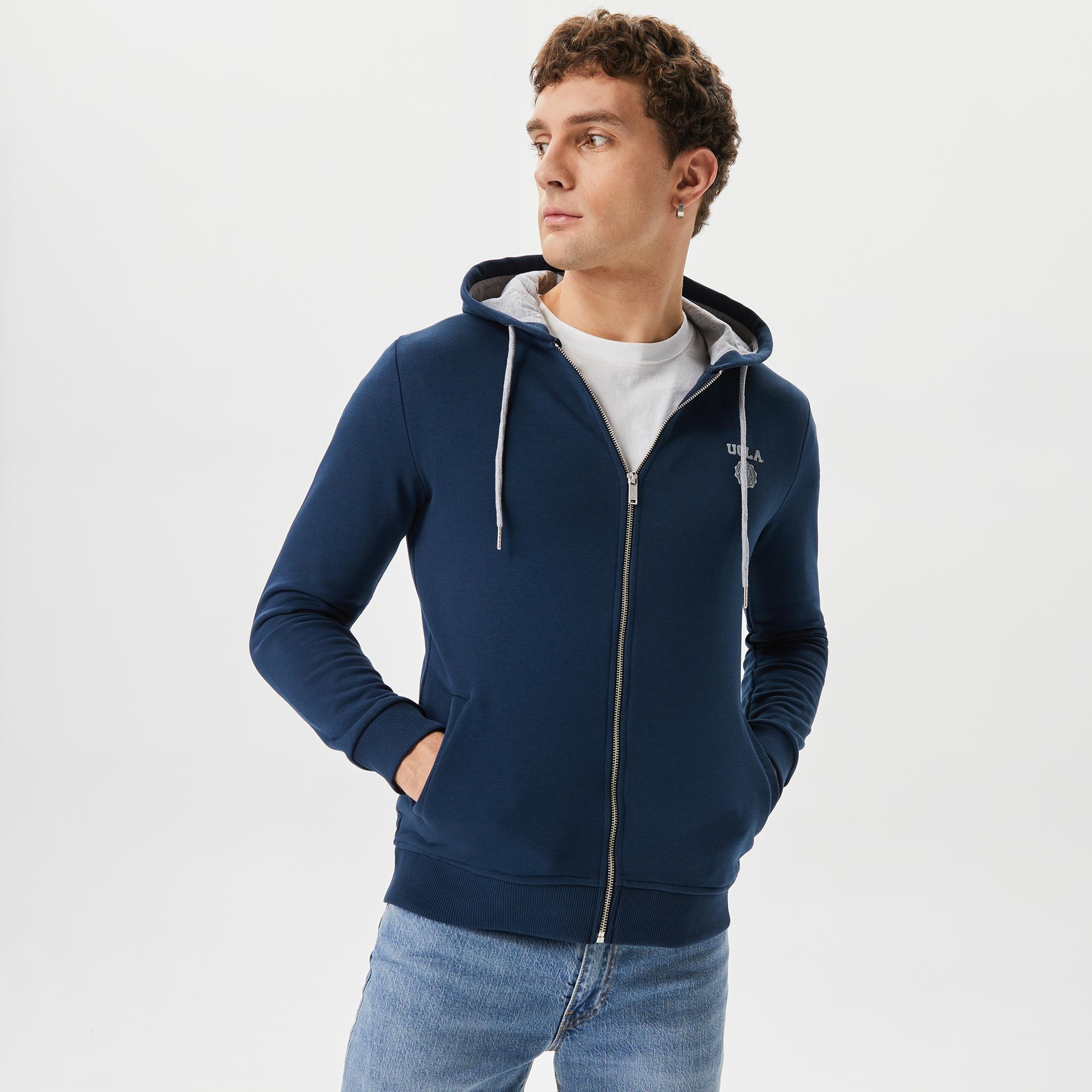 Ucla Hilgard Erkek Lacivert Sweatshirt