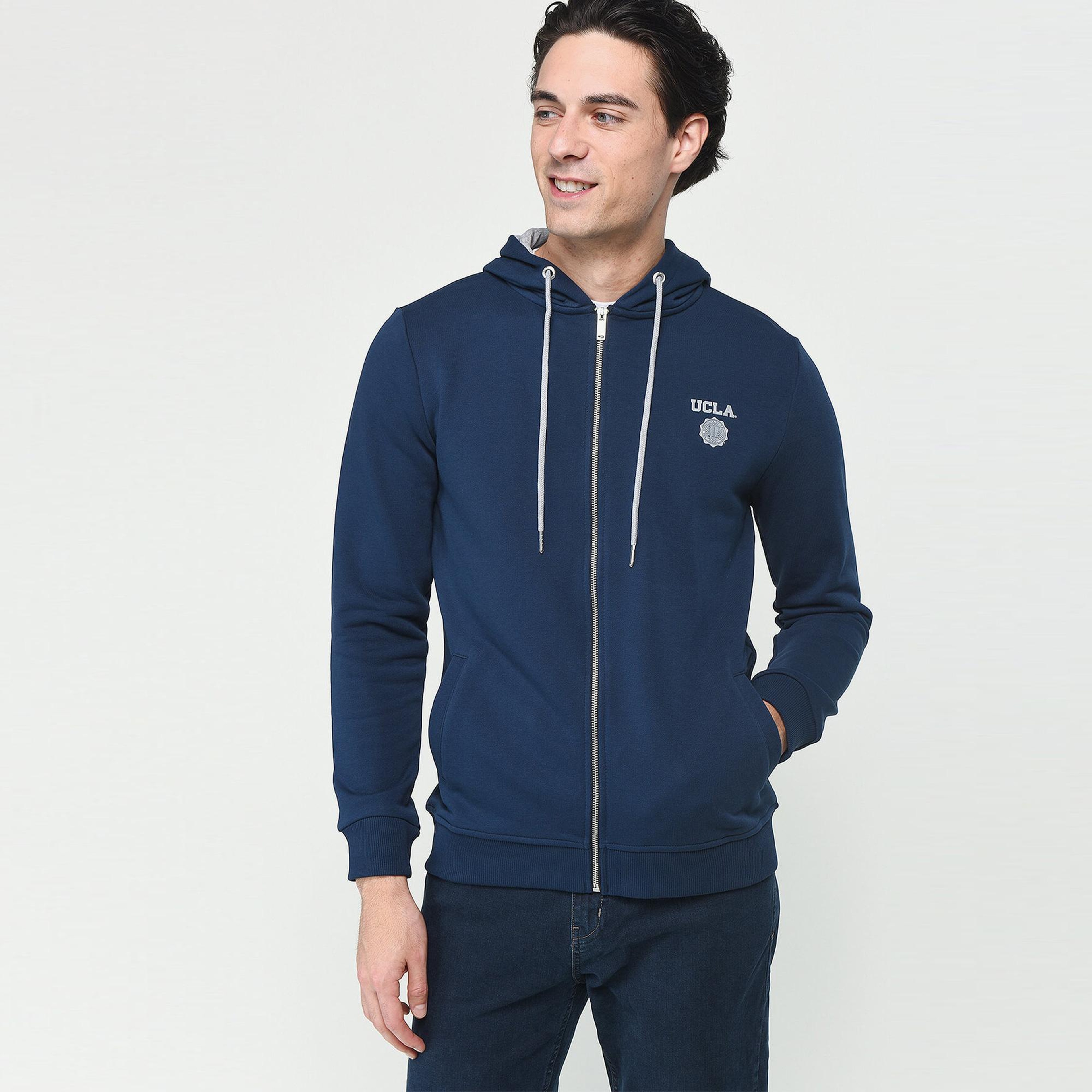 Ucla Hilgard Erkek Lacivert Sweatshirt
