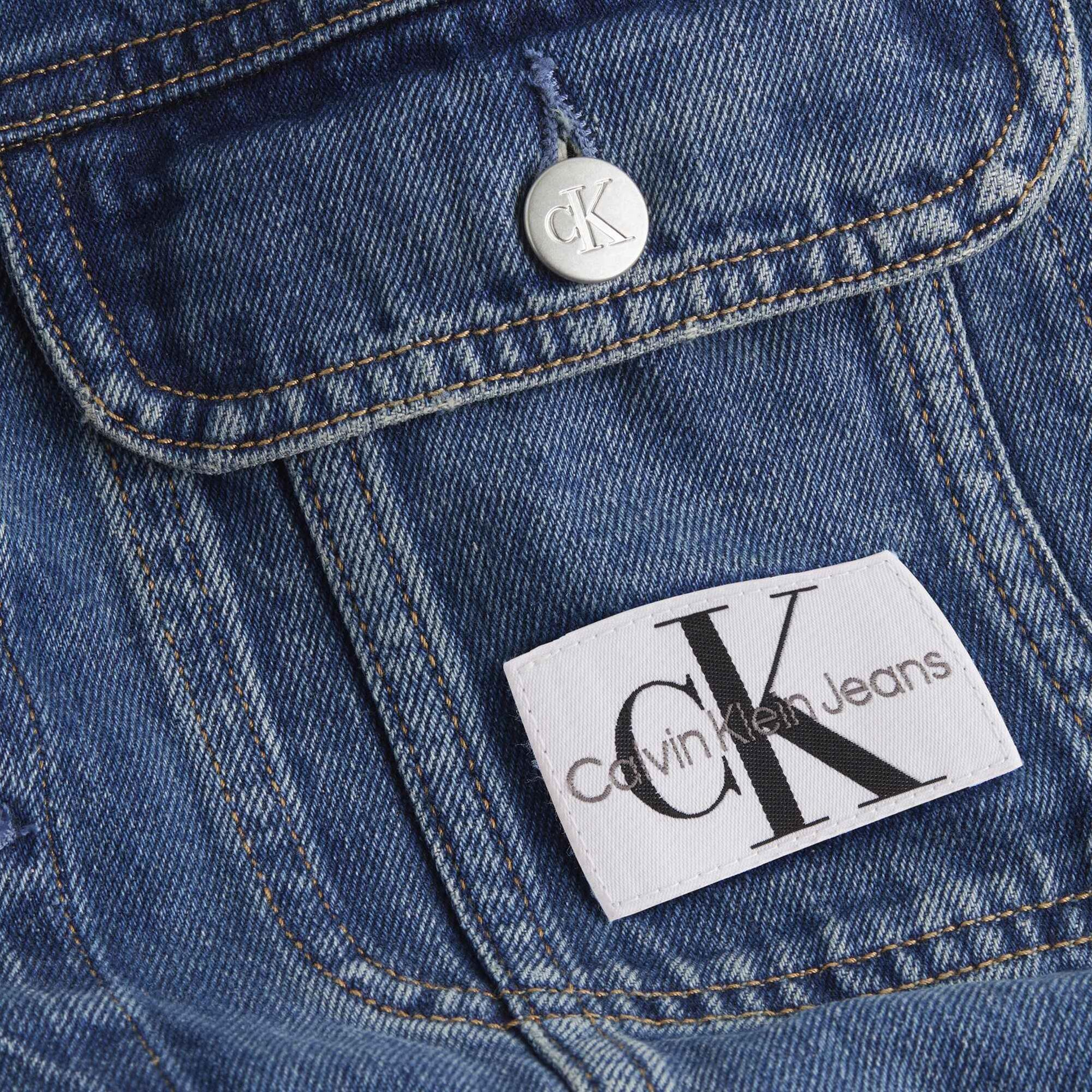 Calvin Klein Jeans Erkek Mavi Ceket