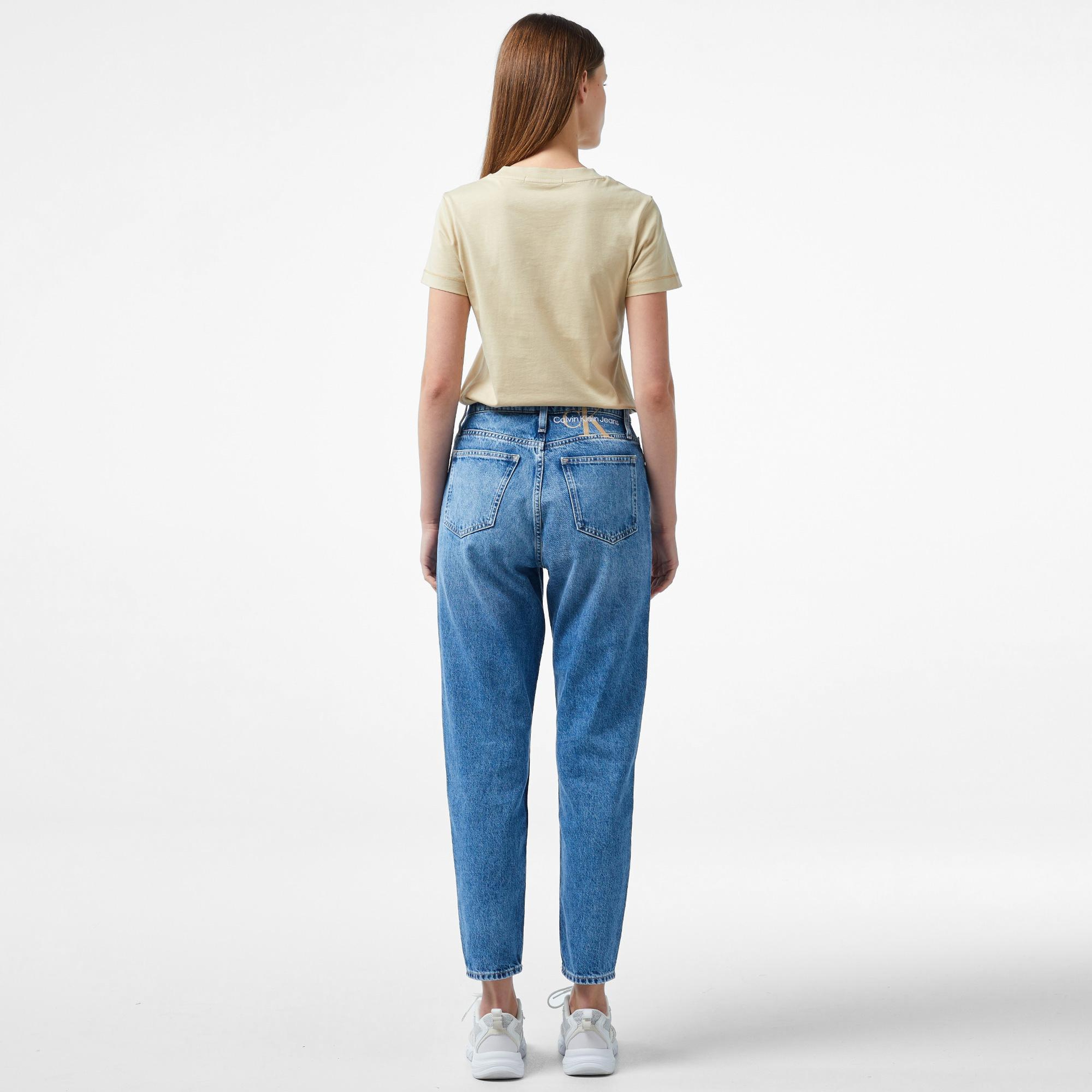 Calvin Klein Jeans Mom Kadın Mavi Jean