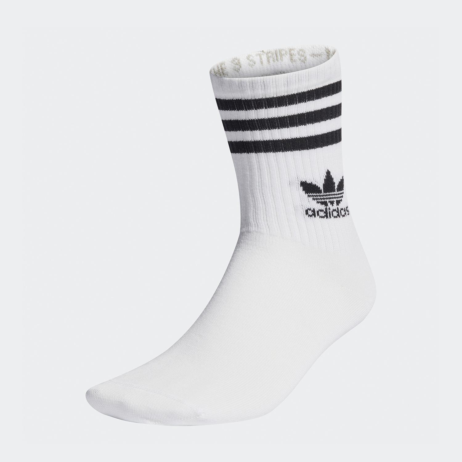 adidas Crew Unisex Beyaz Çorap