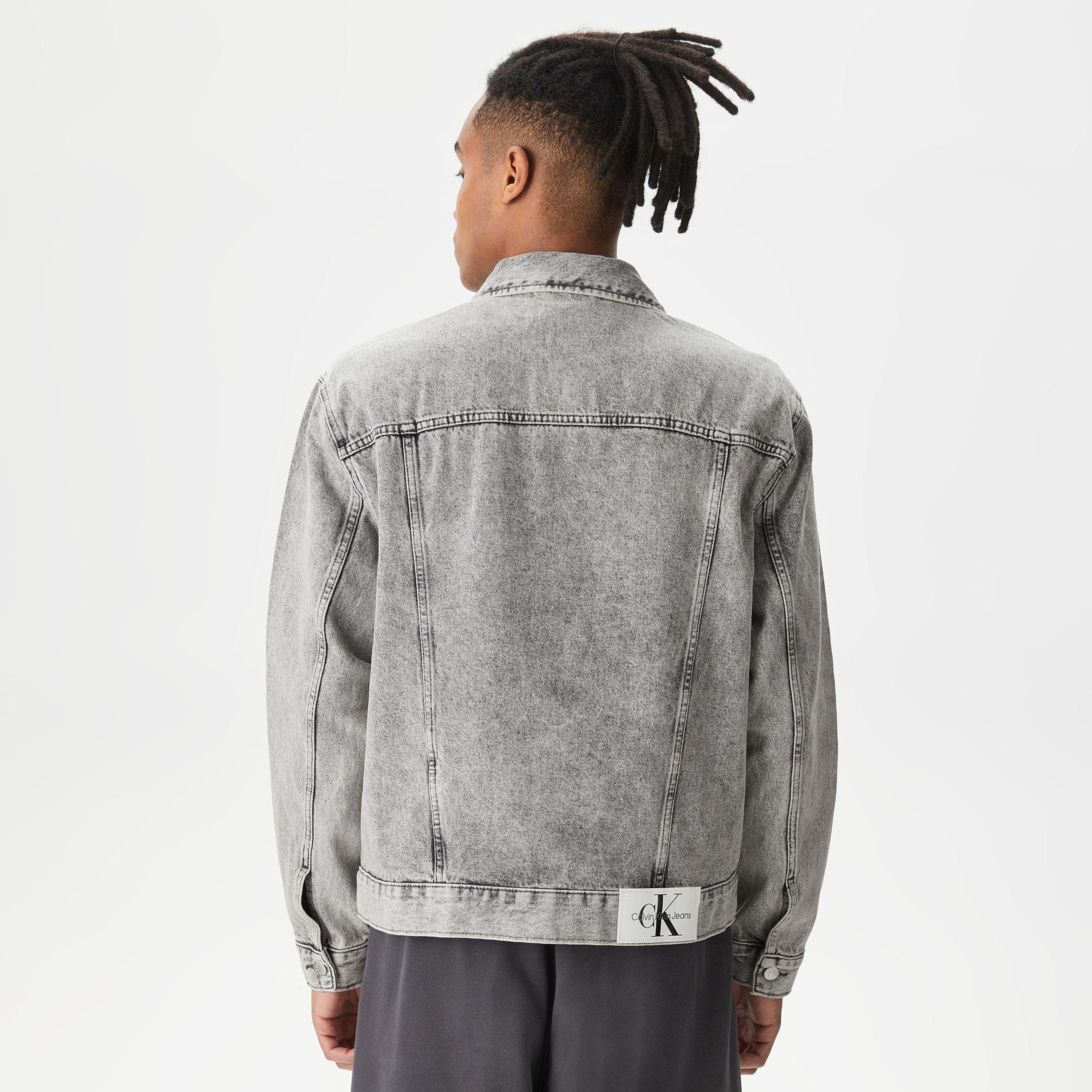 Calvin Klein Jeans Erkek Gri Ceket