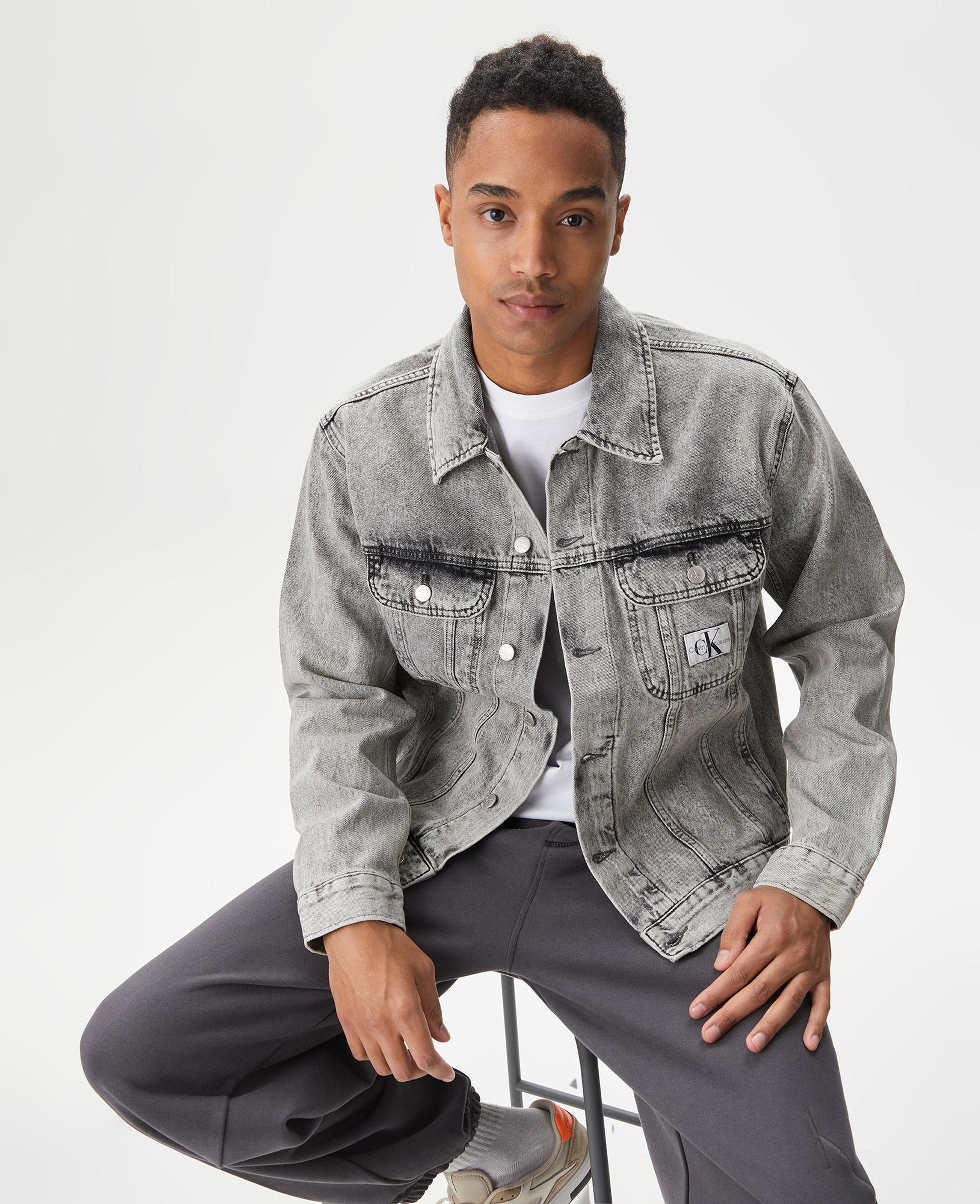Calvin Klein Jeans Erkek Gri Ceket