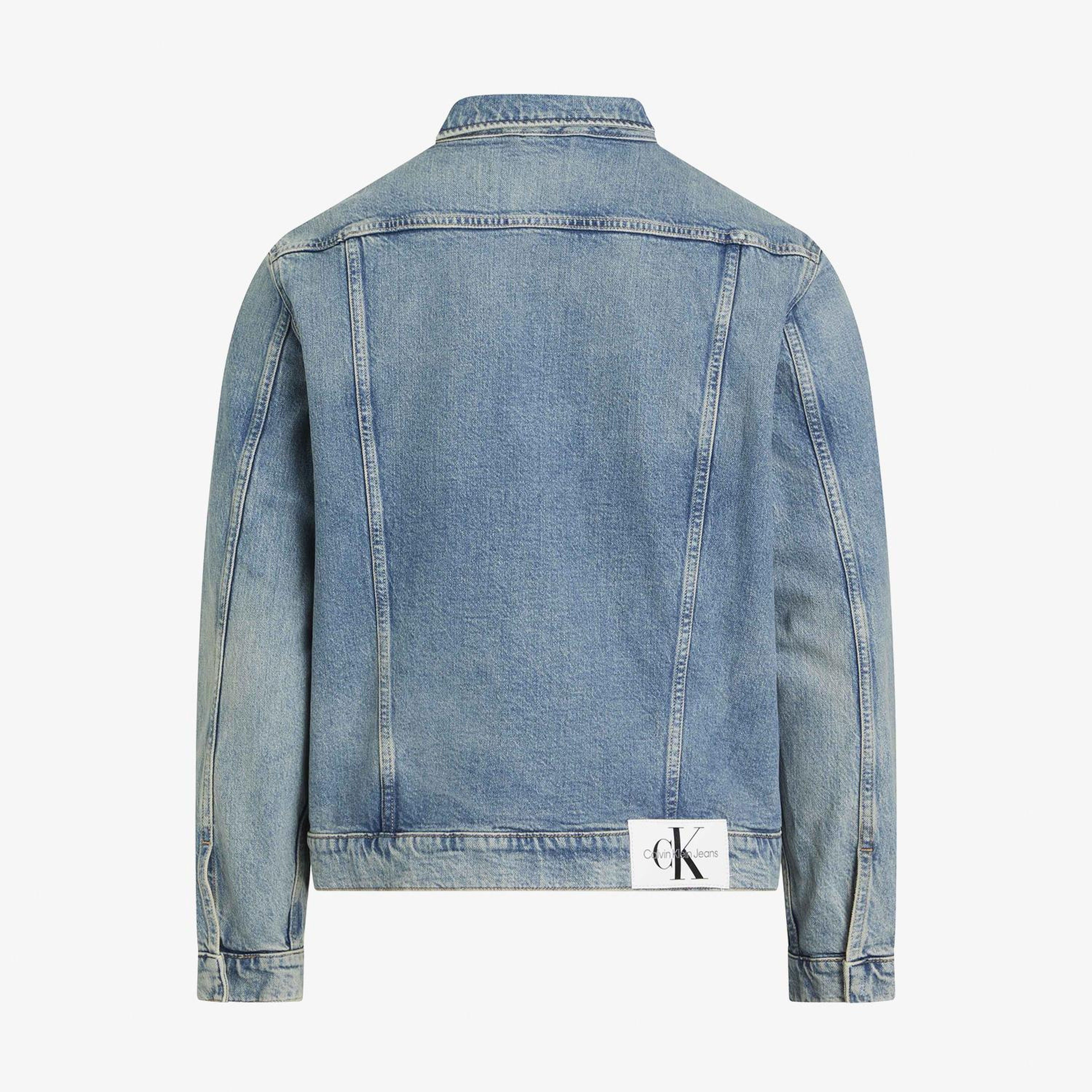 Calvin Klein Jeans Erkek Mavi Ceket
