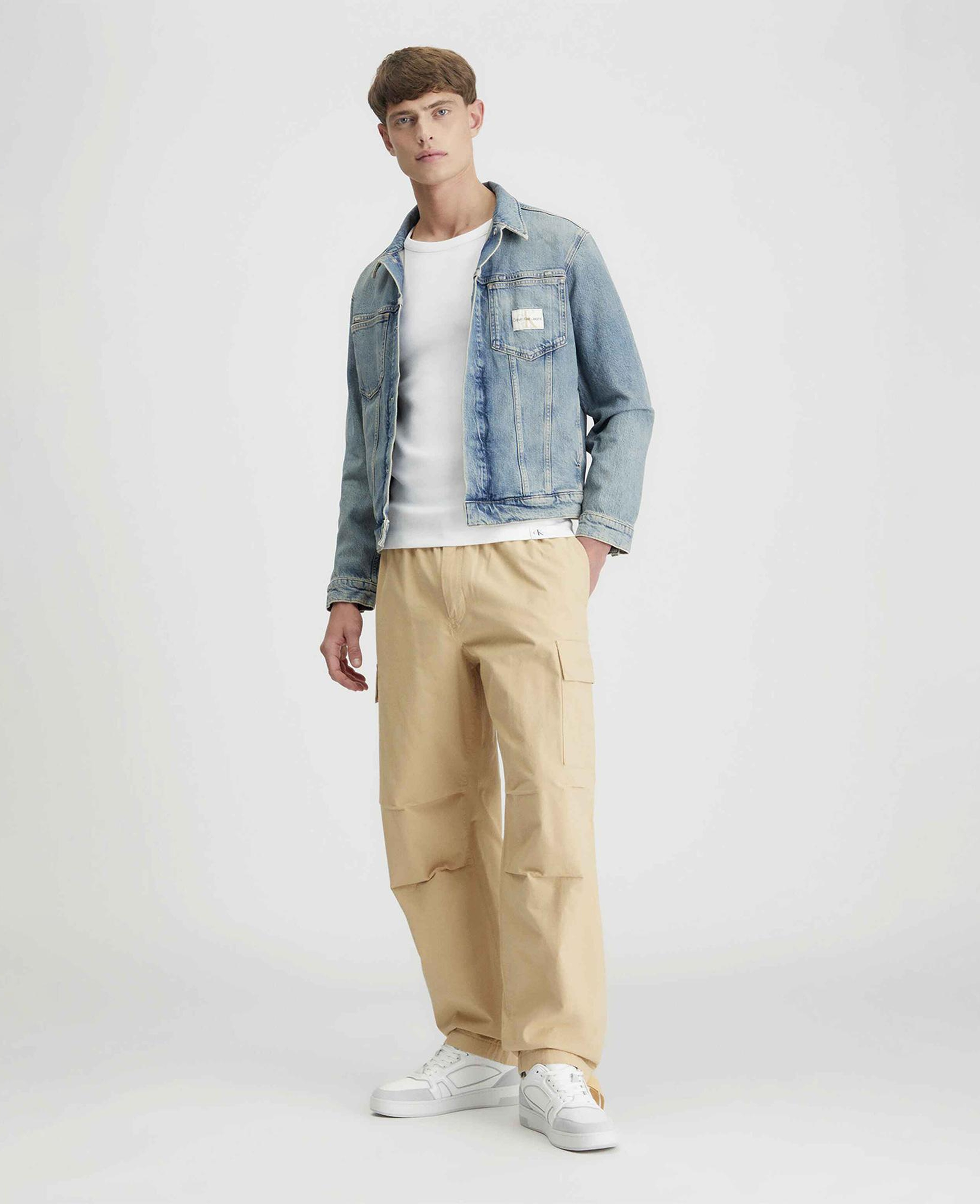 Calvin Klein Jeans Erkek Mavi Ceket