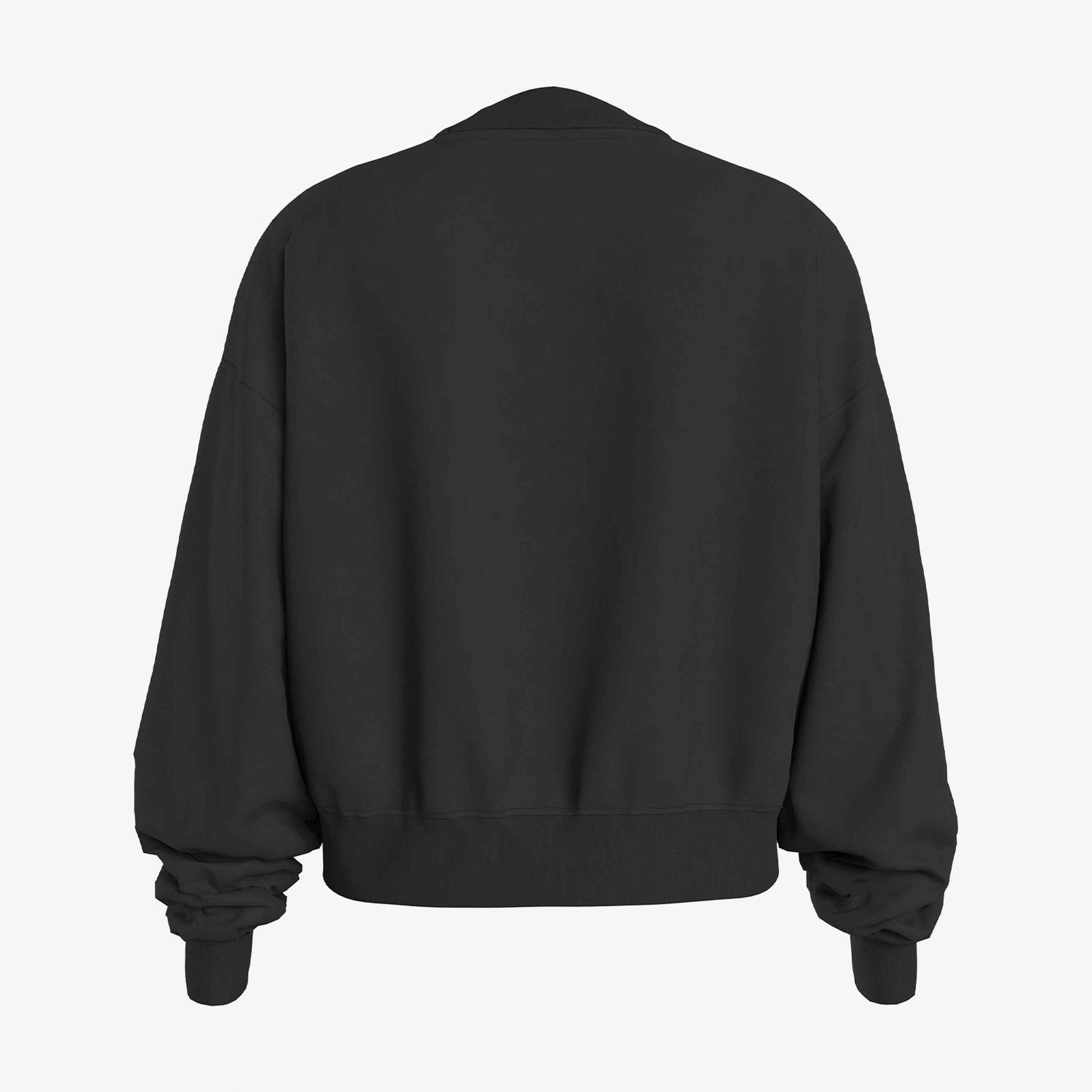Calvin Klein Jeans Second Skin Kadın Siyah Sweatshirt