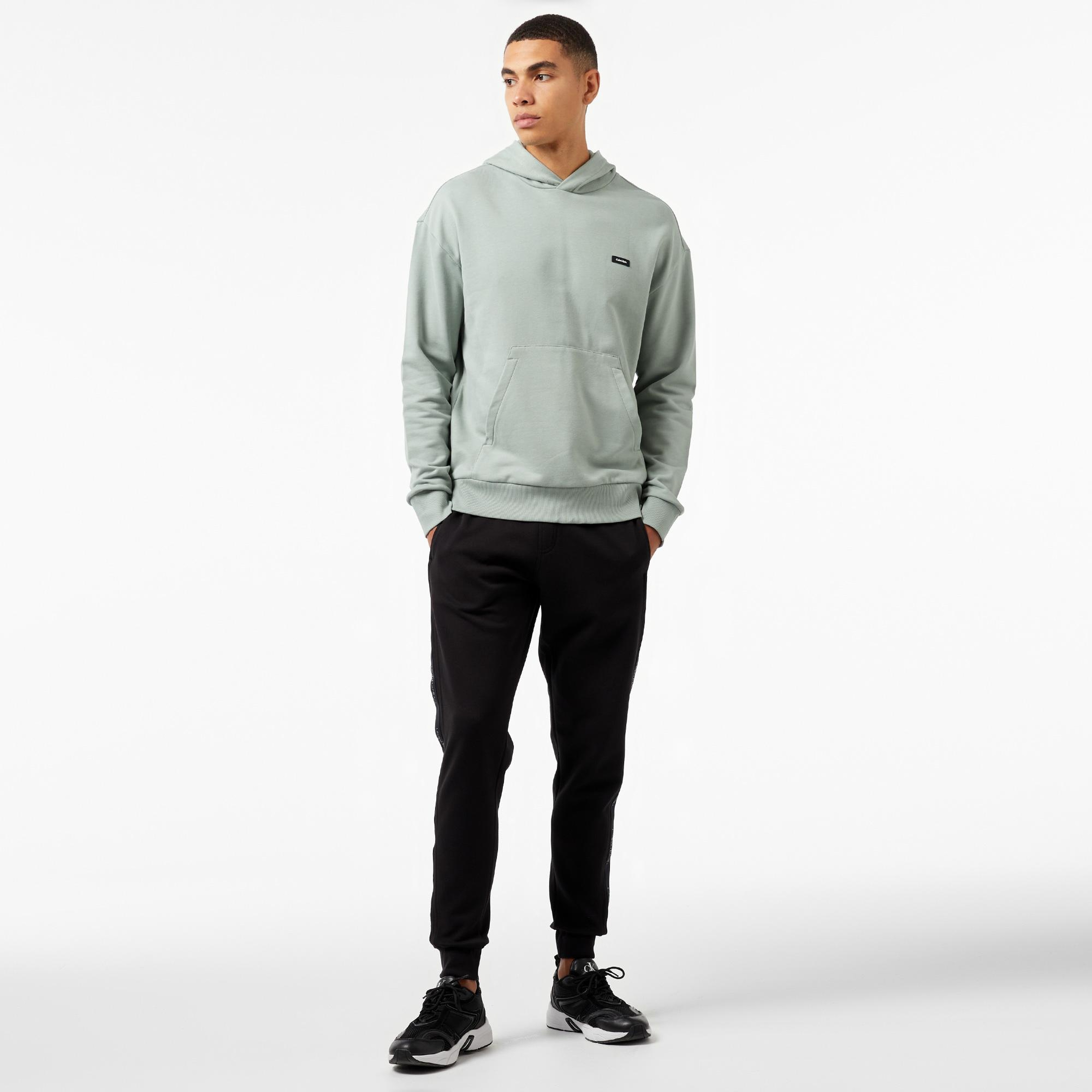 Calvin Klein Cotton Comfort Erkek Gri Hoodie