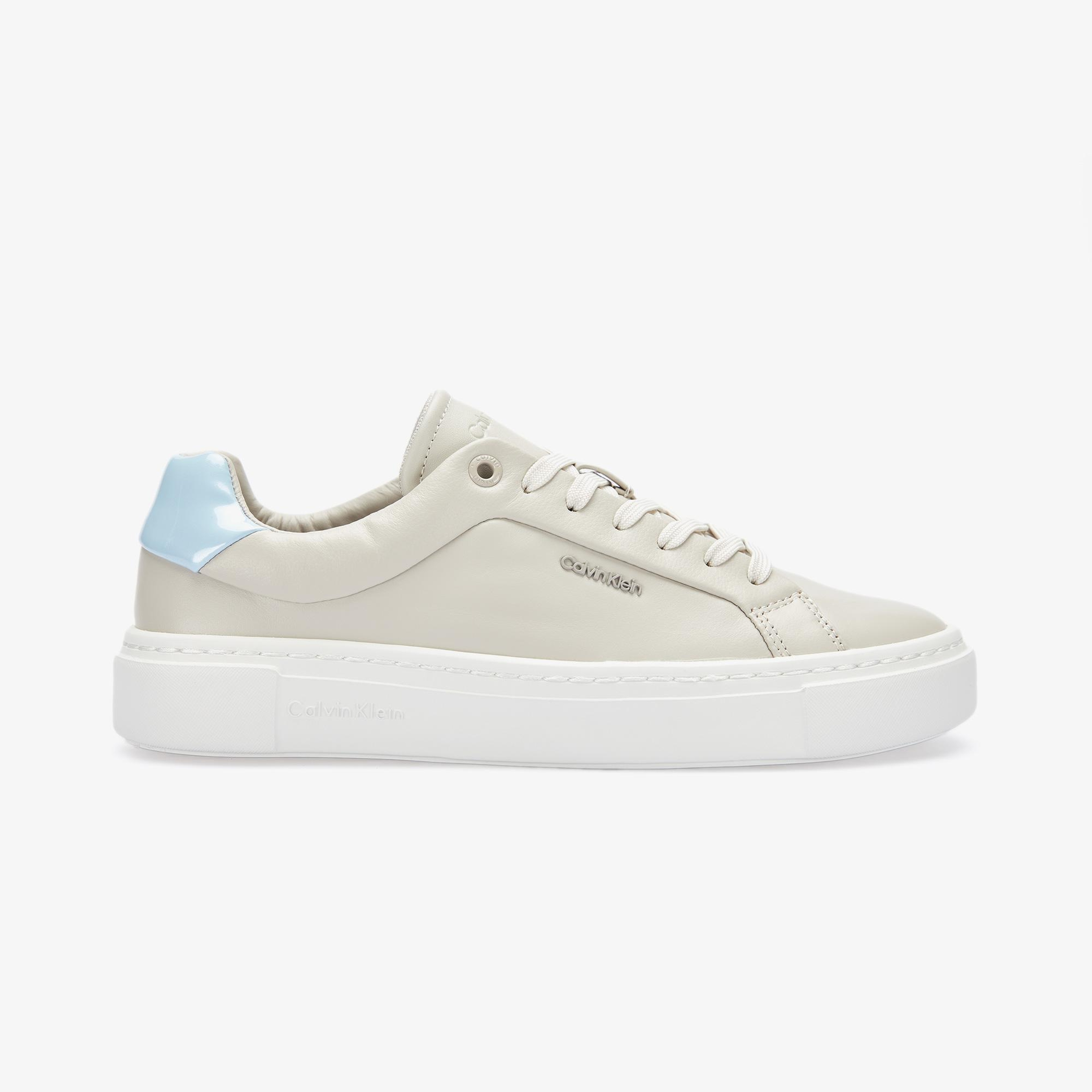 Calvin Klein Cupsole Lace Up Kadın Gri Spor Ayakkabı