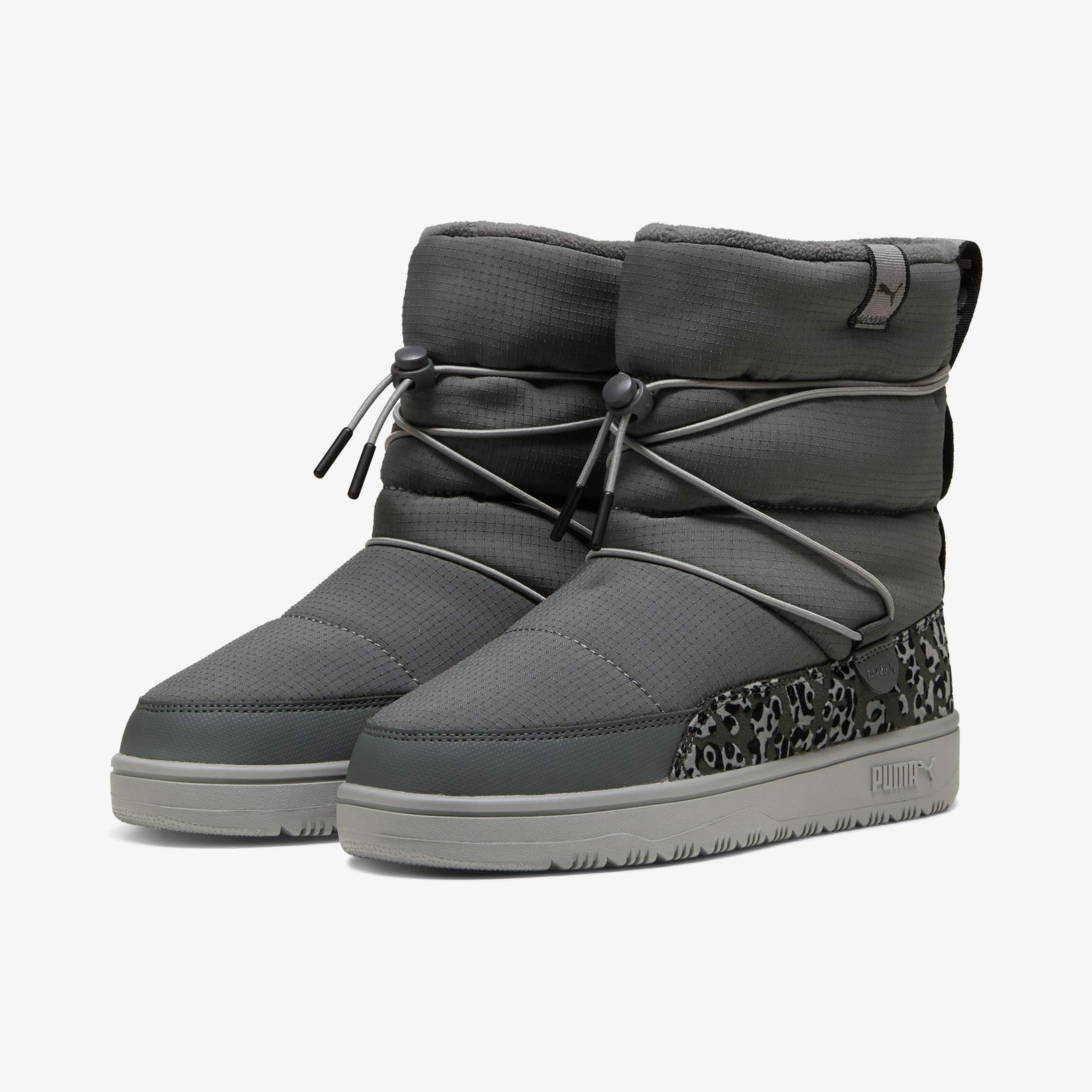 Puma Snowbae Animal Kadın Gri Bot