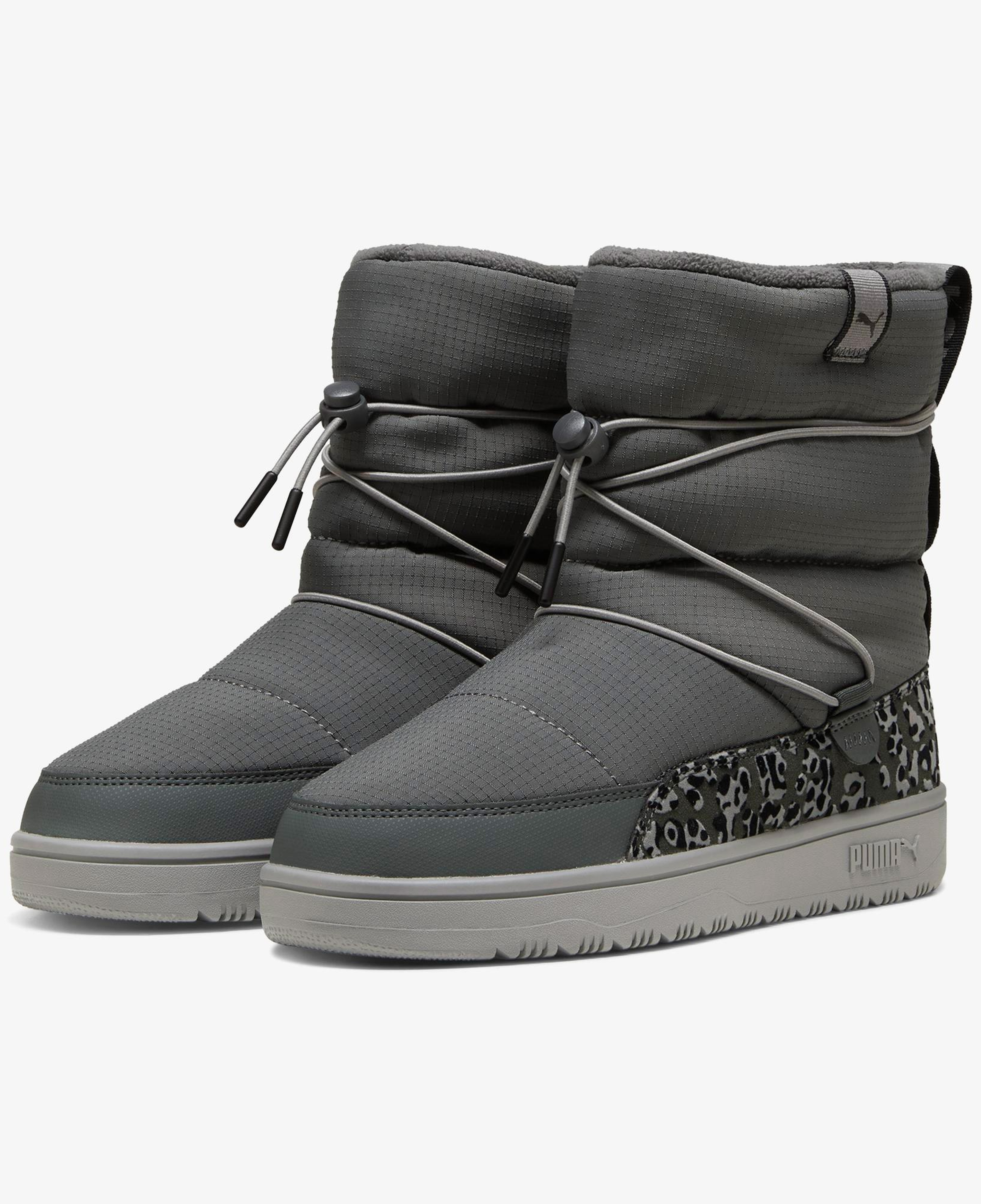 Puma Snowbae Animal Kadın Gri Bot
