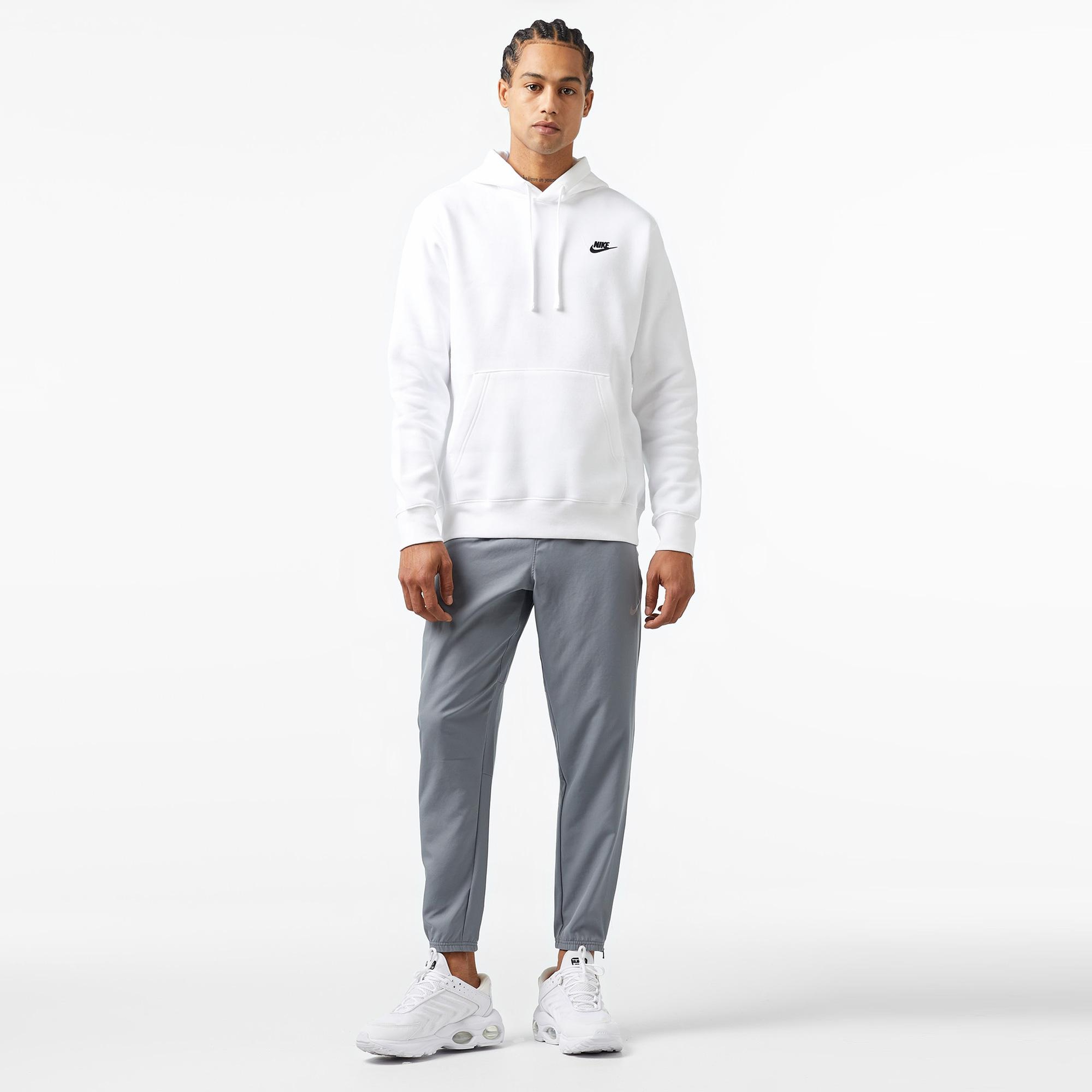 Nike Sportswear Club Fleece Erkek Beyaz Sweatshirt