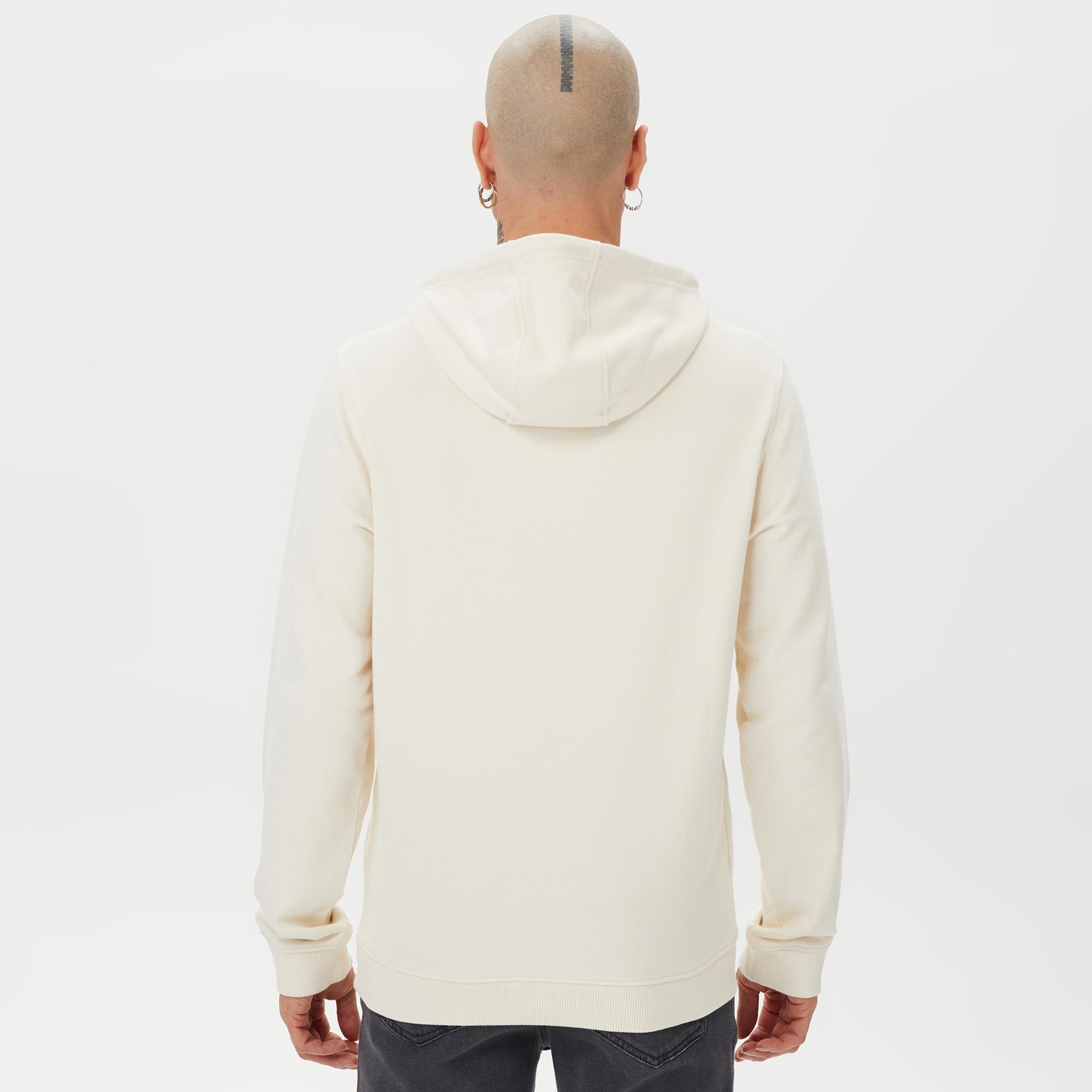 Columbia Basic Sm Logo Erkek Krem Sweatshirt