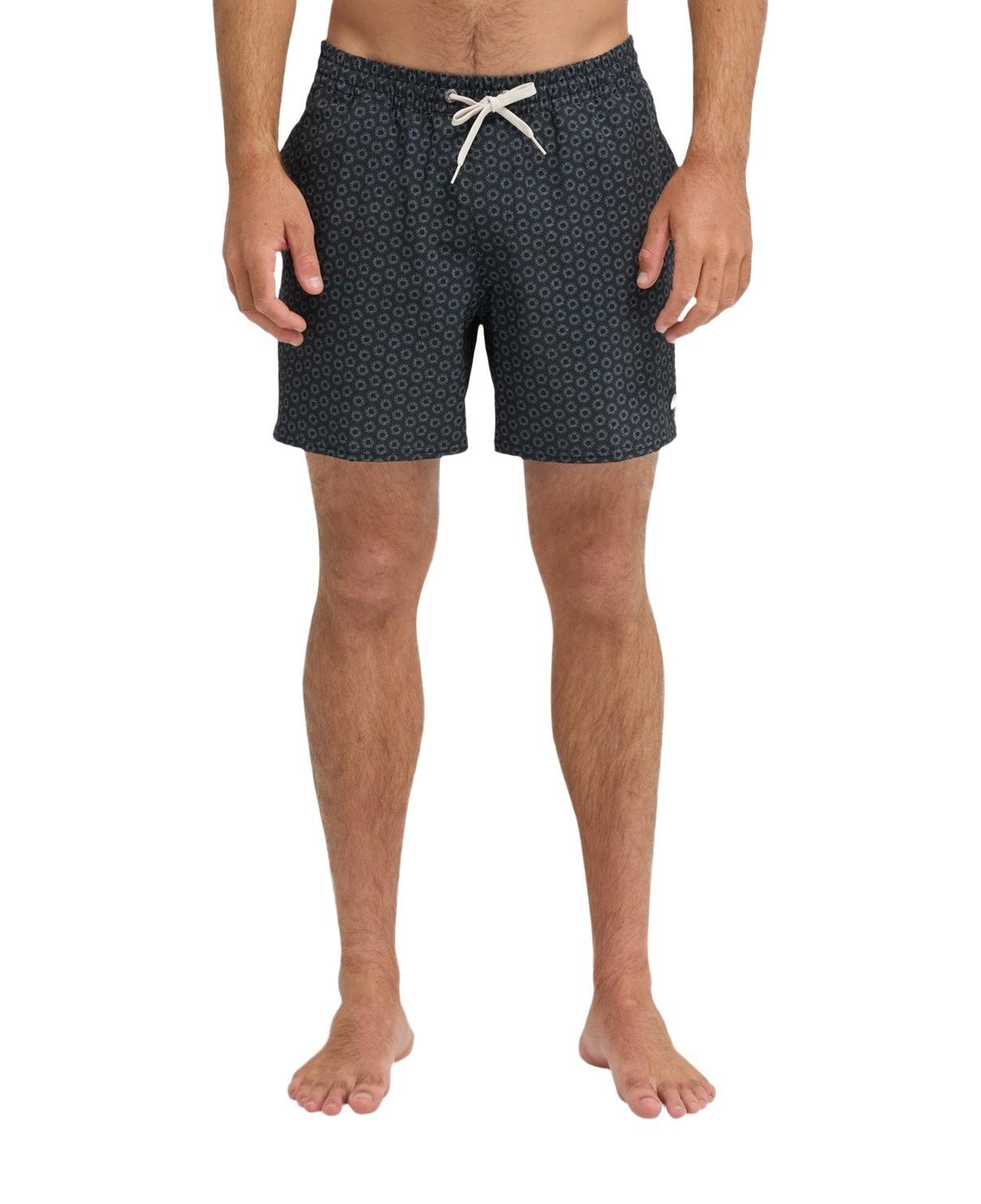 Quiksilver Stretch Printed Erkek Siyah Volley Short