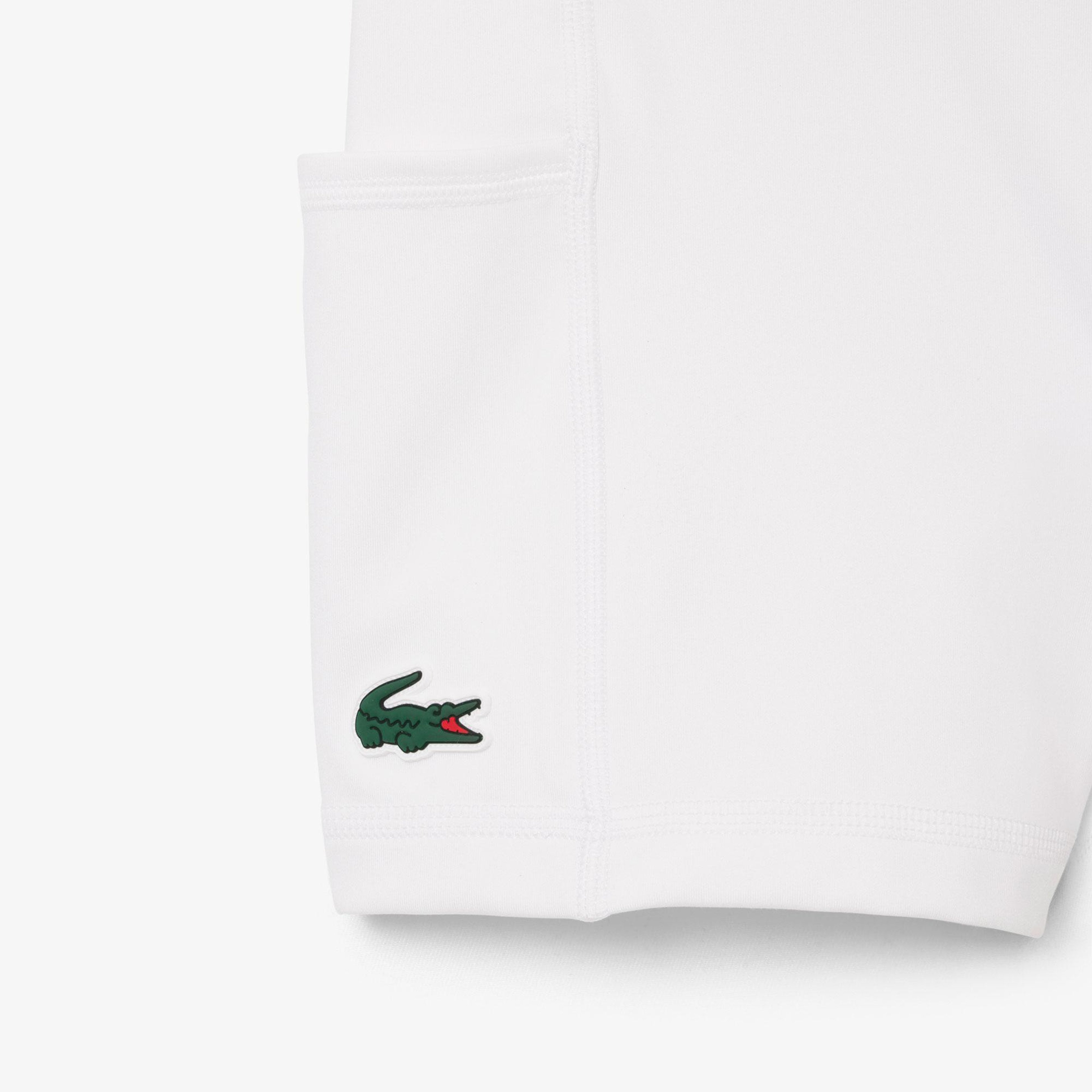 SPORT Kadın Slim Fit Kolsuz Polo Yaka Beyaz Elbise