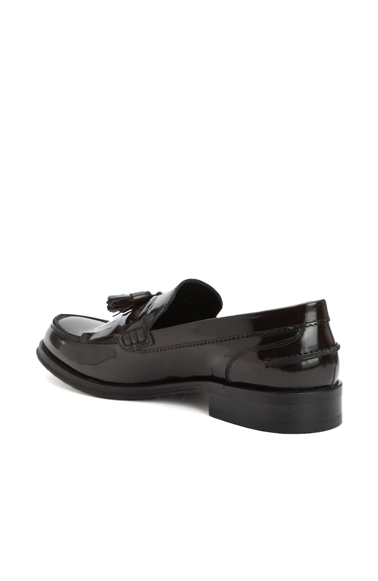 George Hogg Icons Erkek Kahverengi Deri Loafer