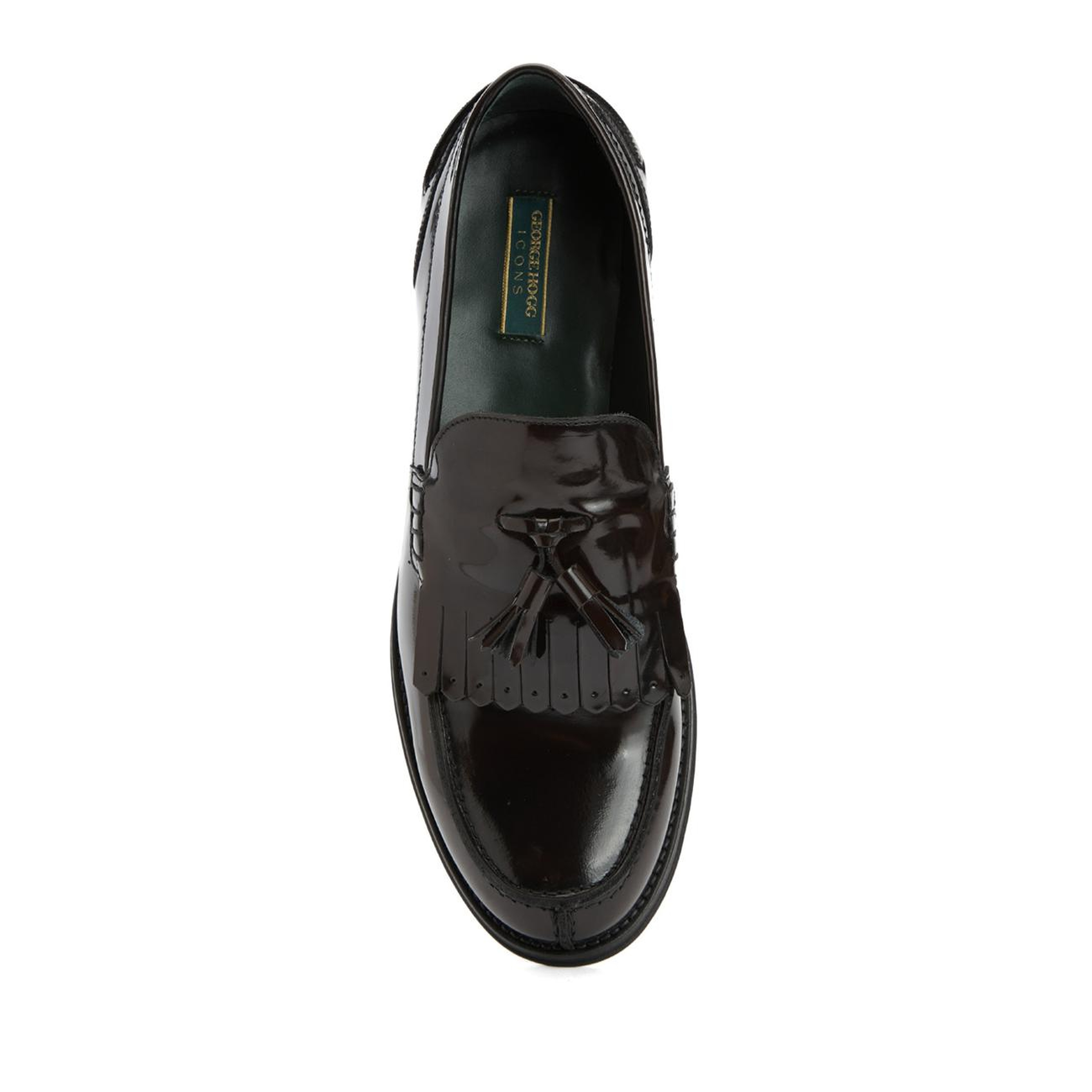 George Hogg Icons Erkek Kahverengi Deri Loafer