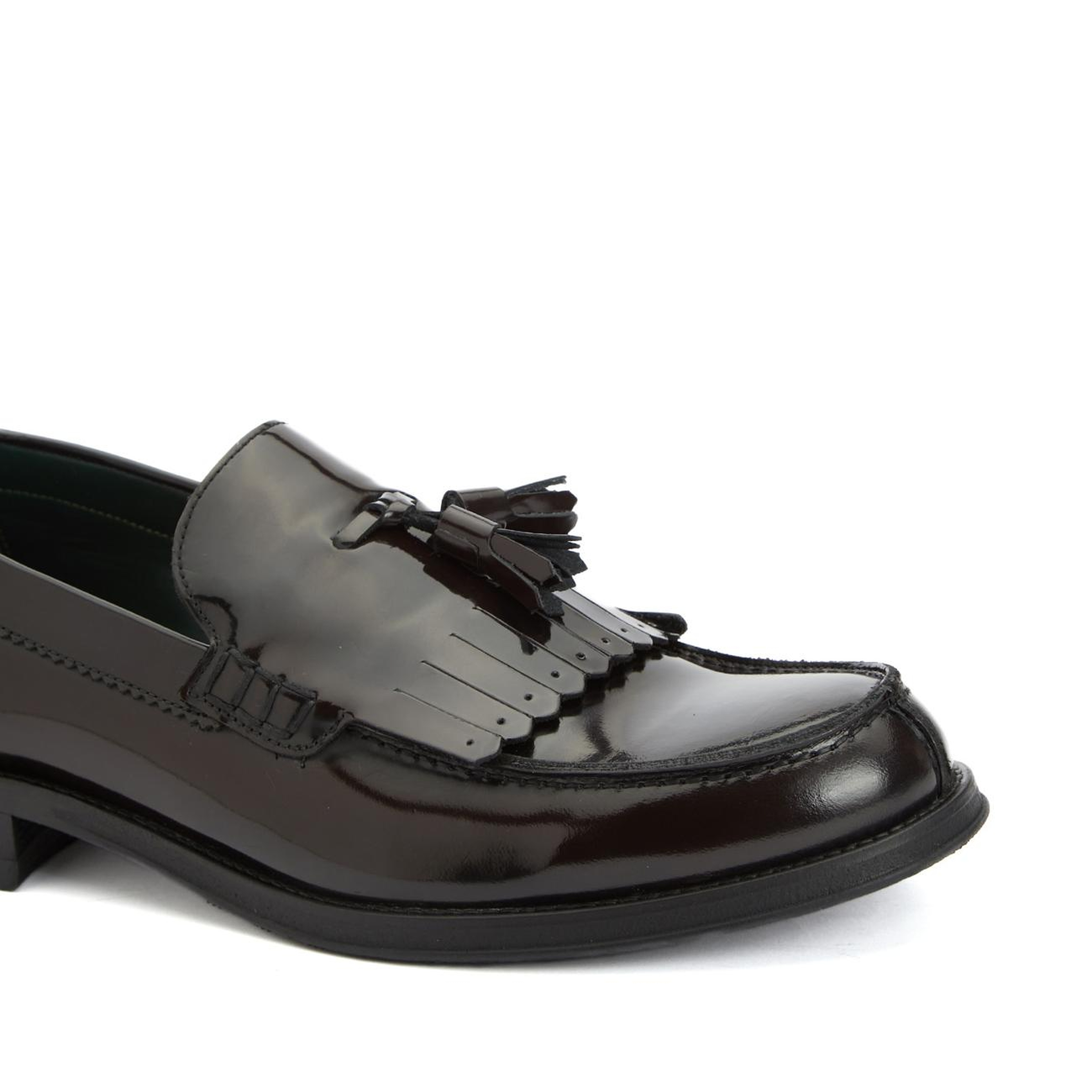 George Hogg Icons Erkek Kahverengi Deri Loafer
