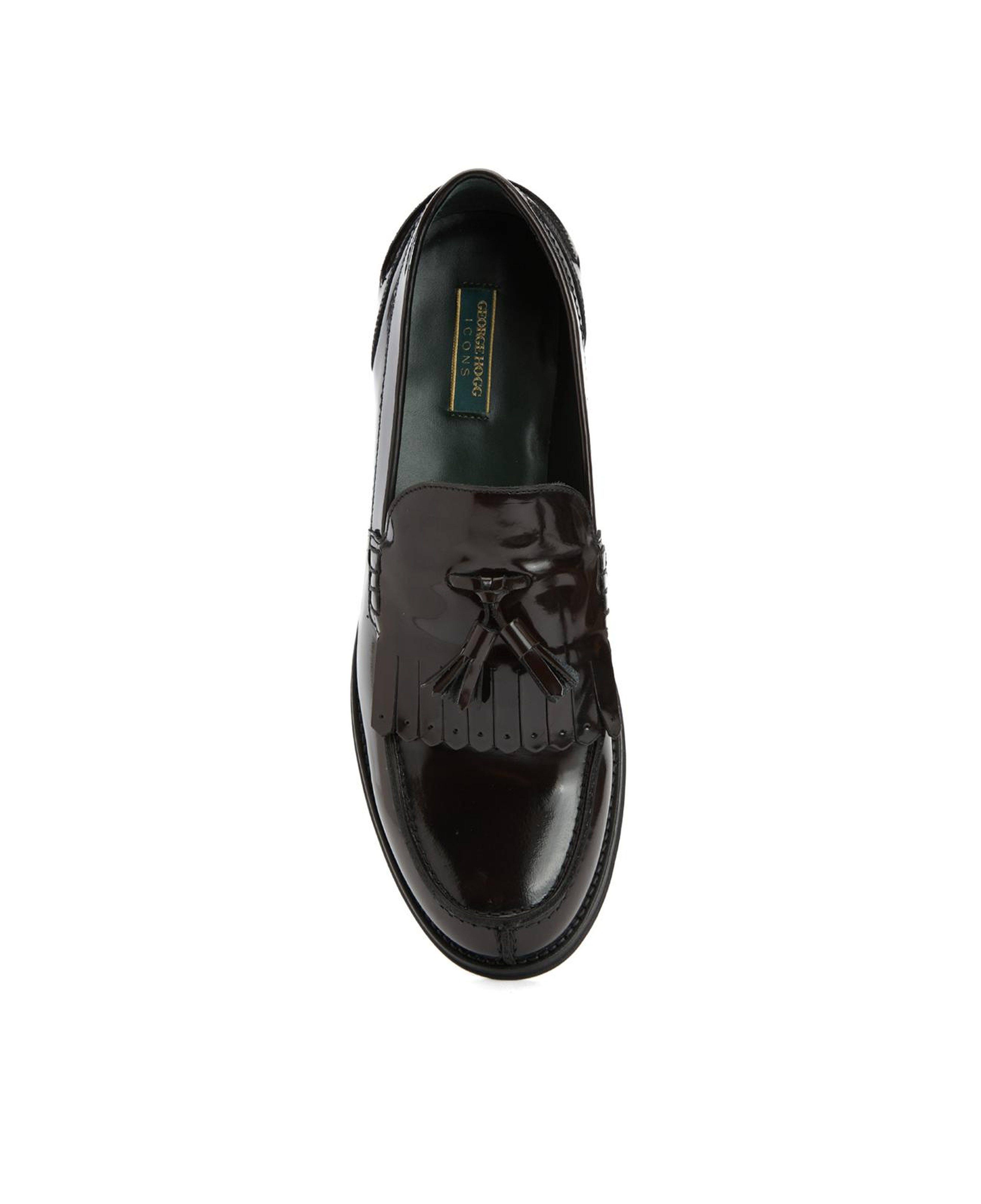 George Hogg Icons Erkek Kahverengi Deri Loafer