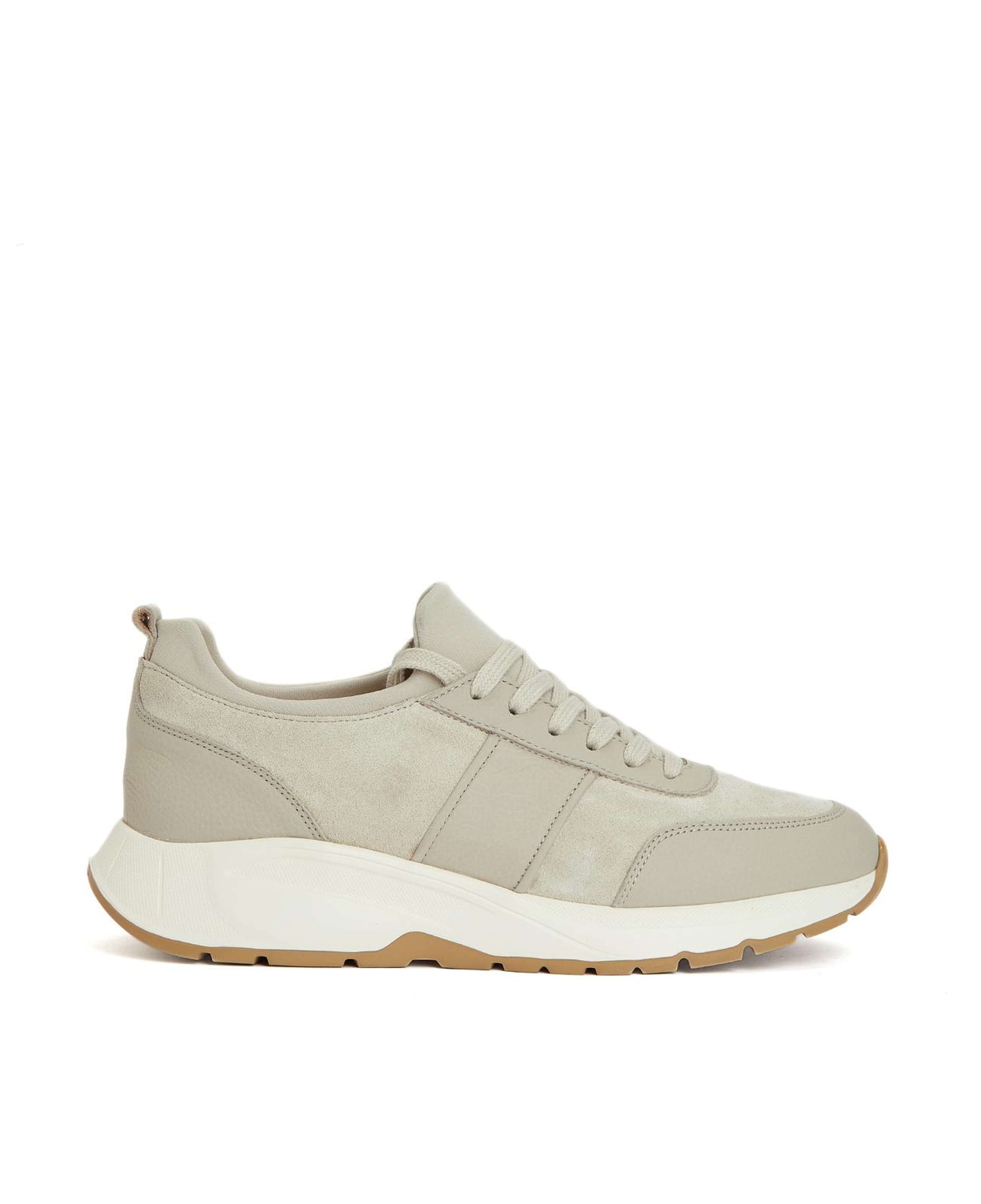 Divarese Erkek Bej Günlük Rahat Süet Sneaker