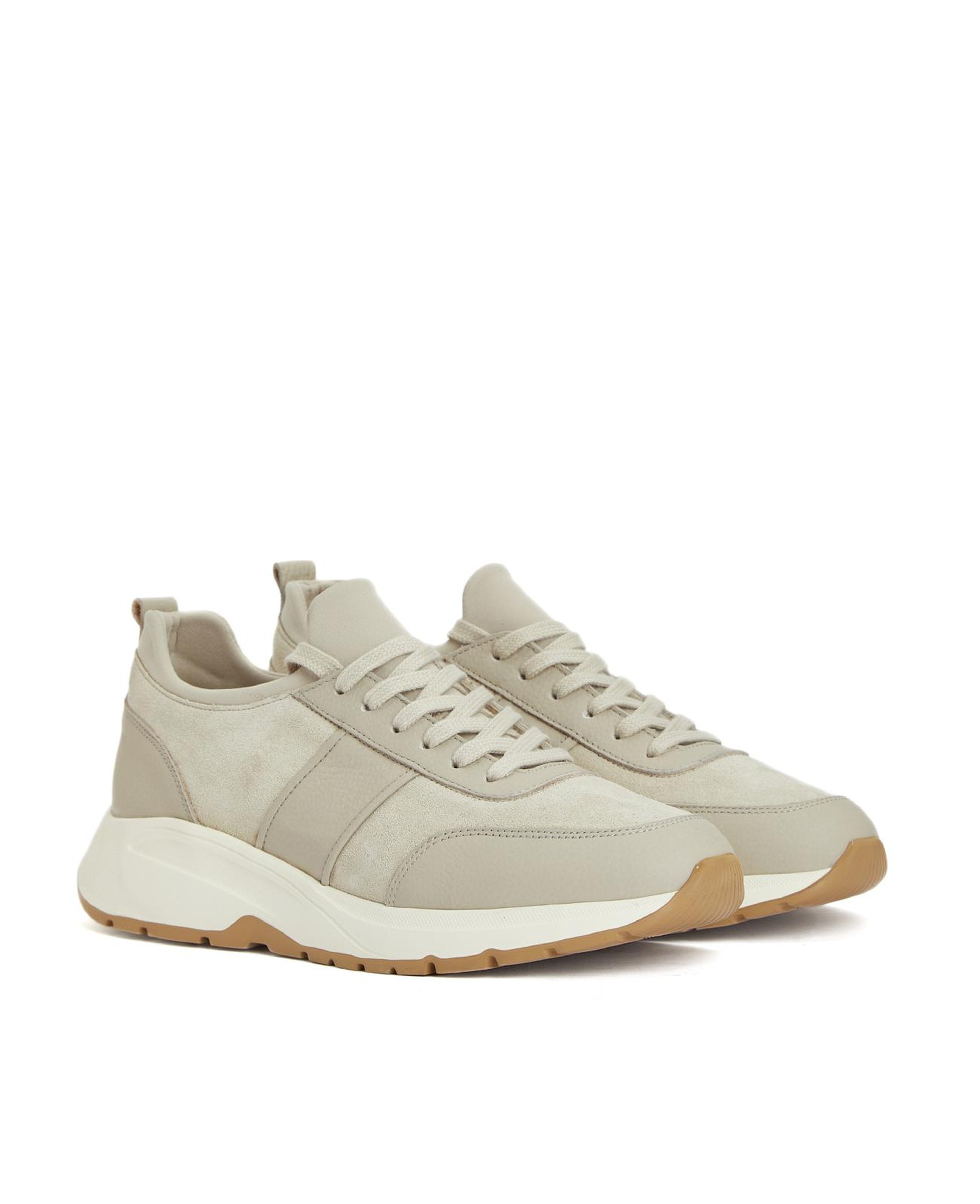 Divarese Erkek Bej Günlük Rahat Süet Sneaker