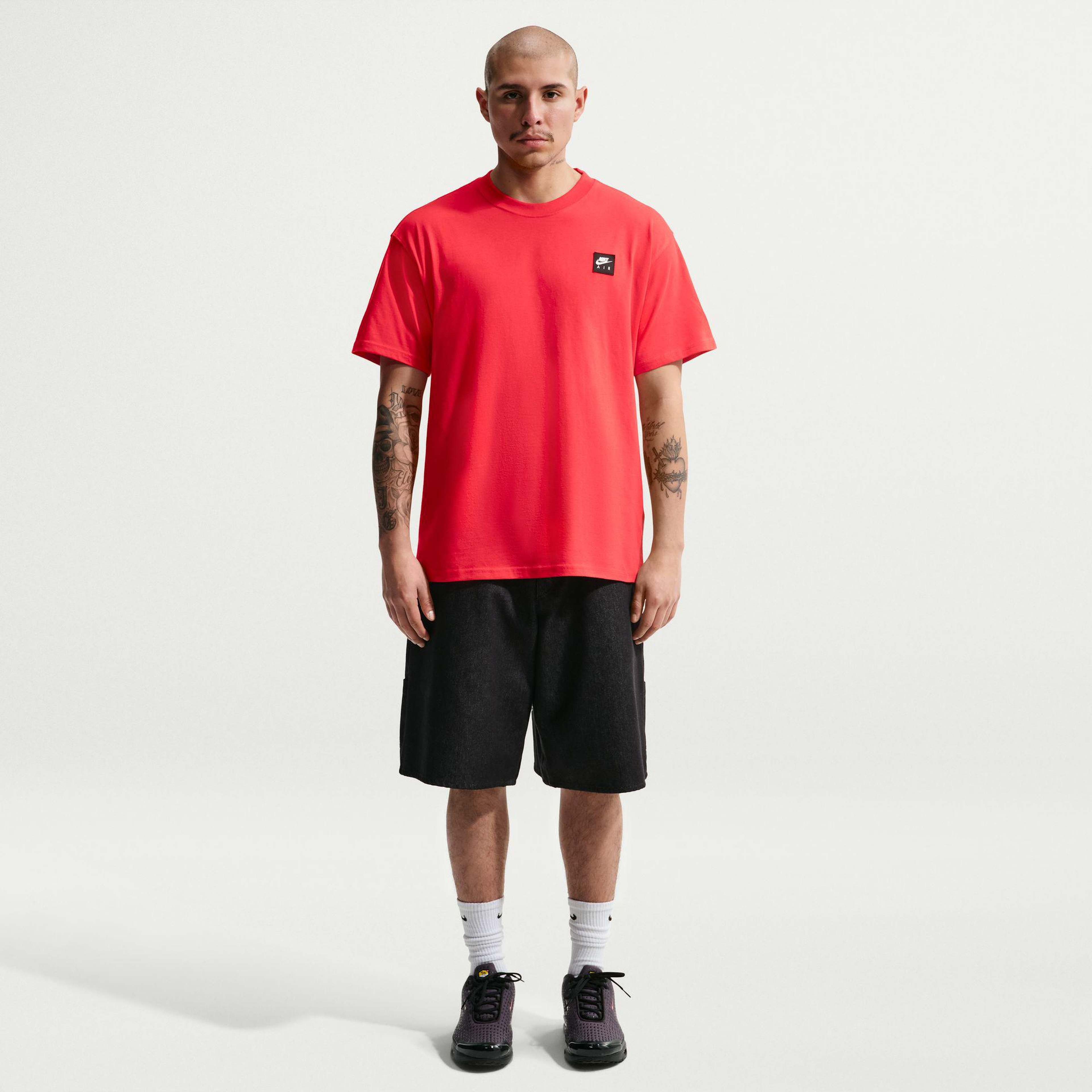 Nike Sportswear Air Box Erkek Kırmızı T-Shirt