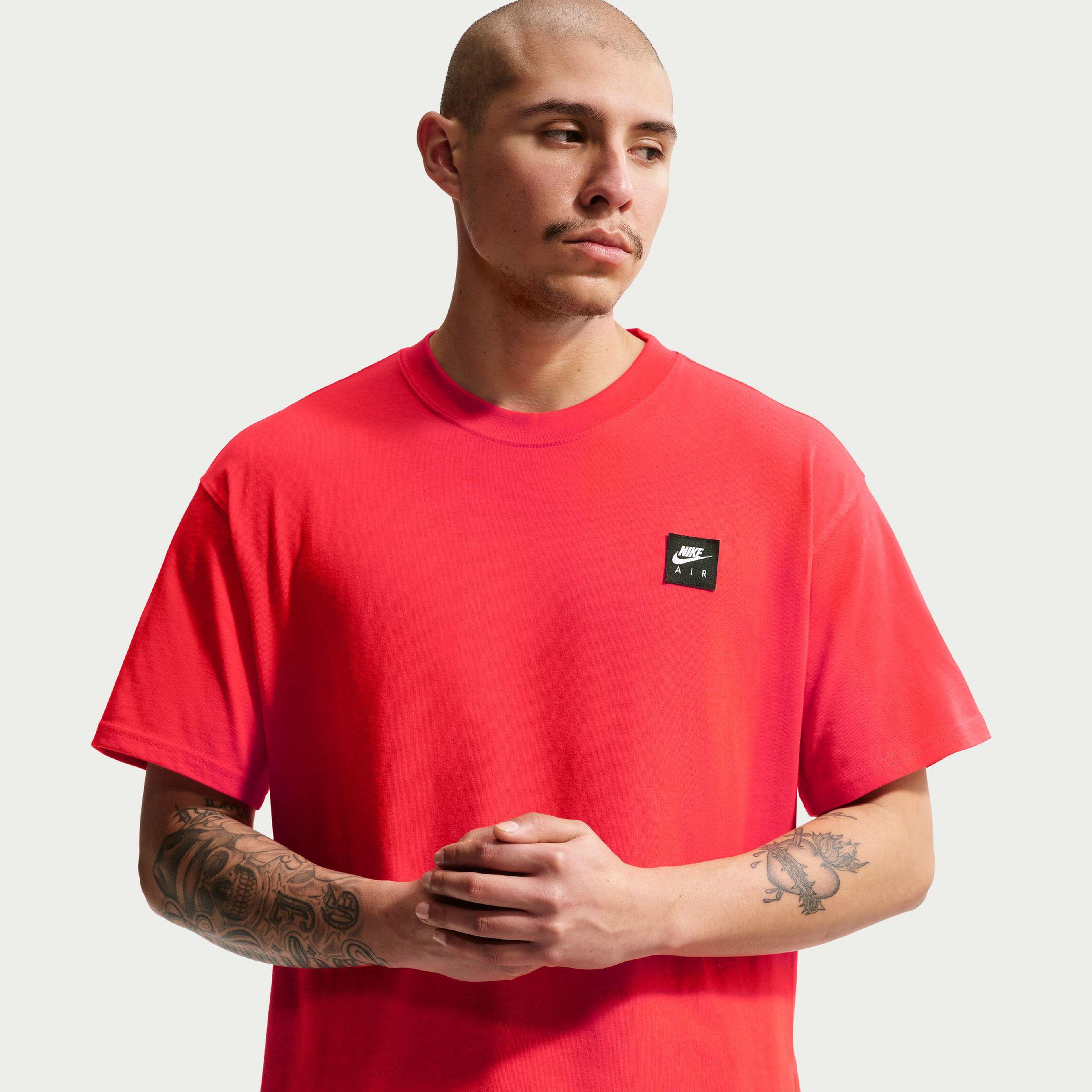 Nike Sportswear Air Box Erkek Kırmızı T-Shirt