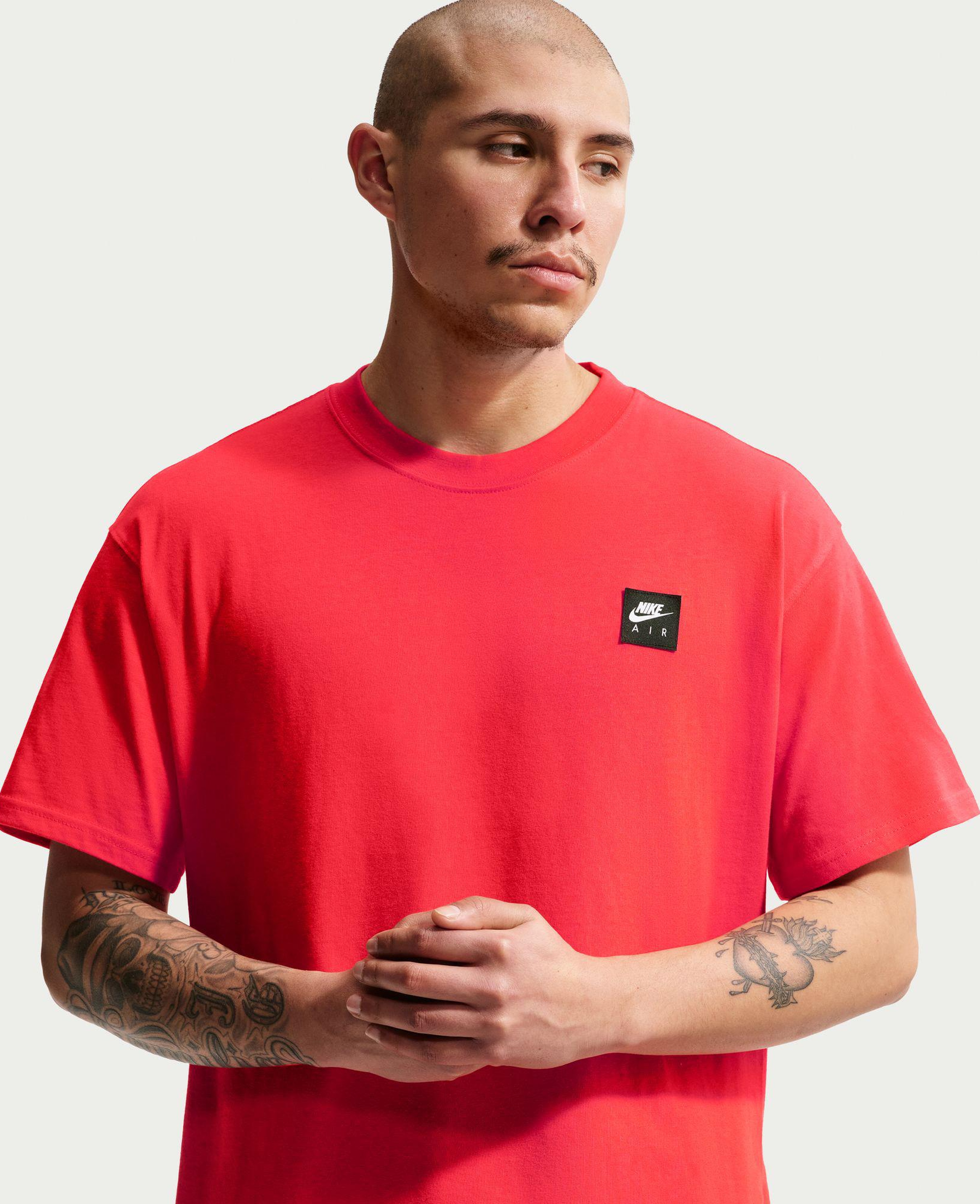 Nike Sportswear Air Box Erkek Kırmızı T-Shirt