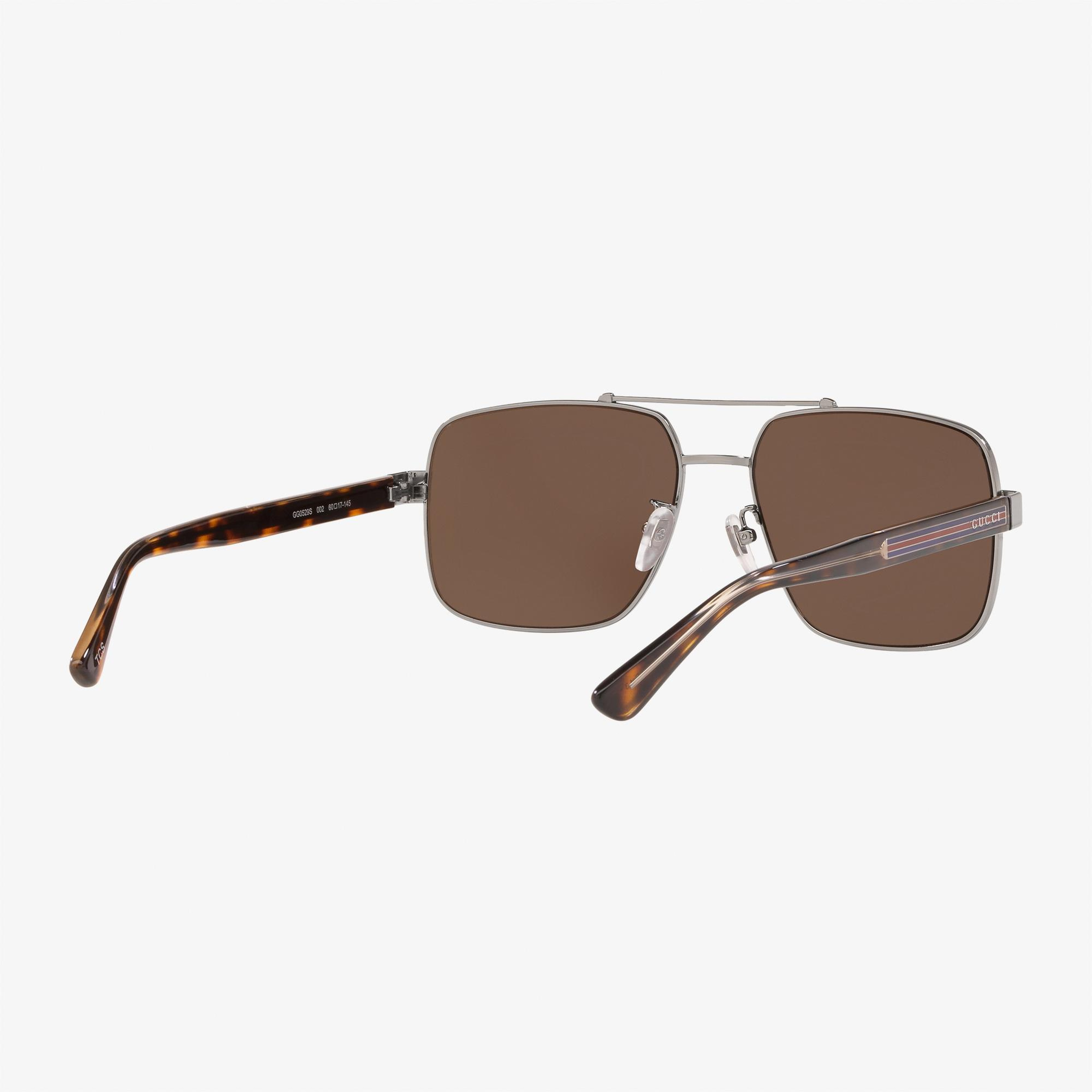 GUCCI 0Rb3708 Erkek Gümüş Güneş Gözlüğü
