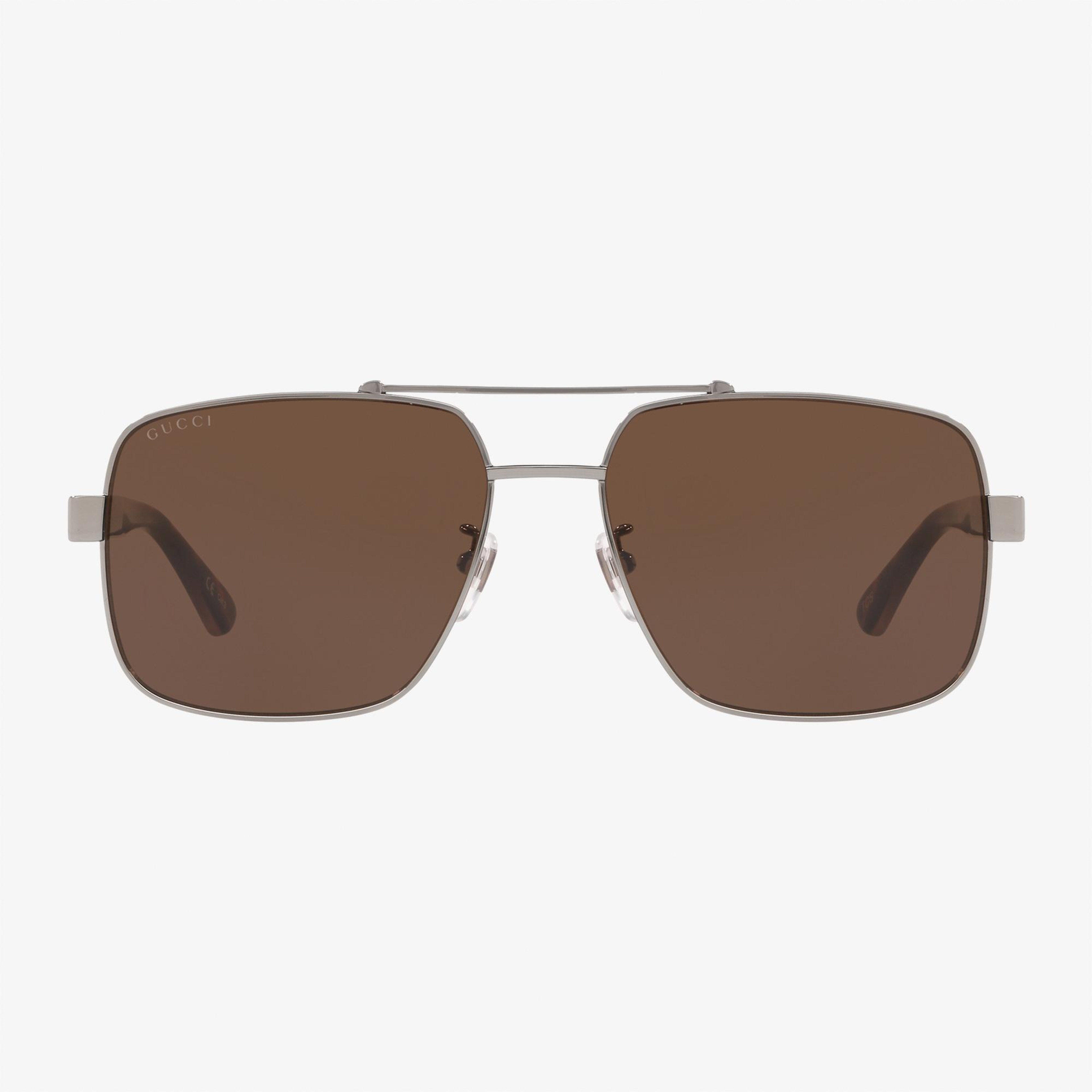 GUCCI 0Rb3708 Erkek Gümüş Güneş Gözlüğü