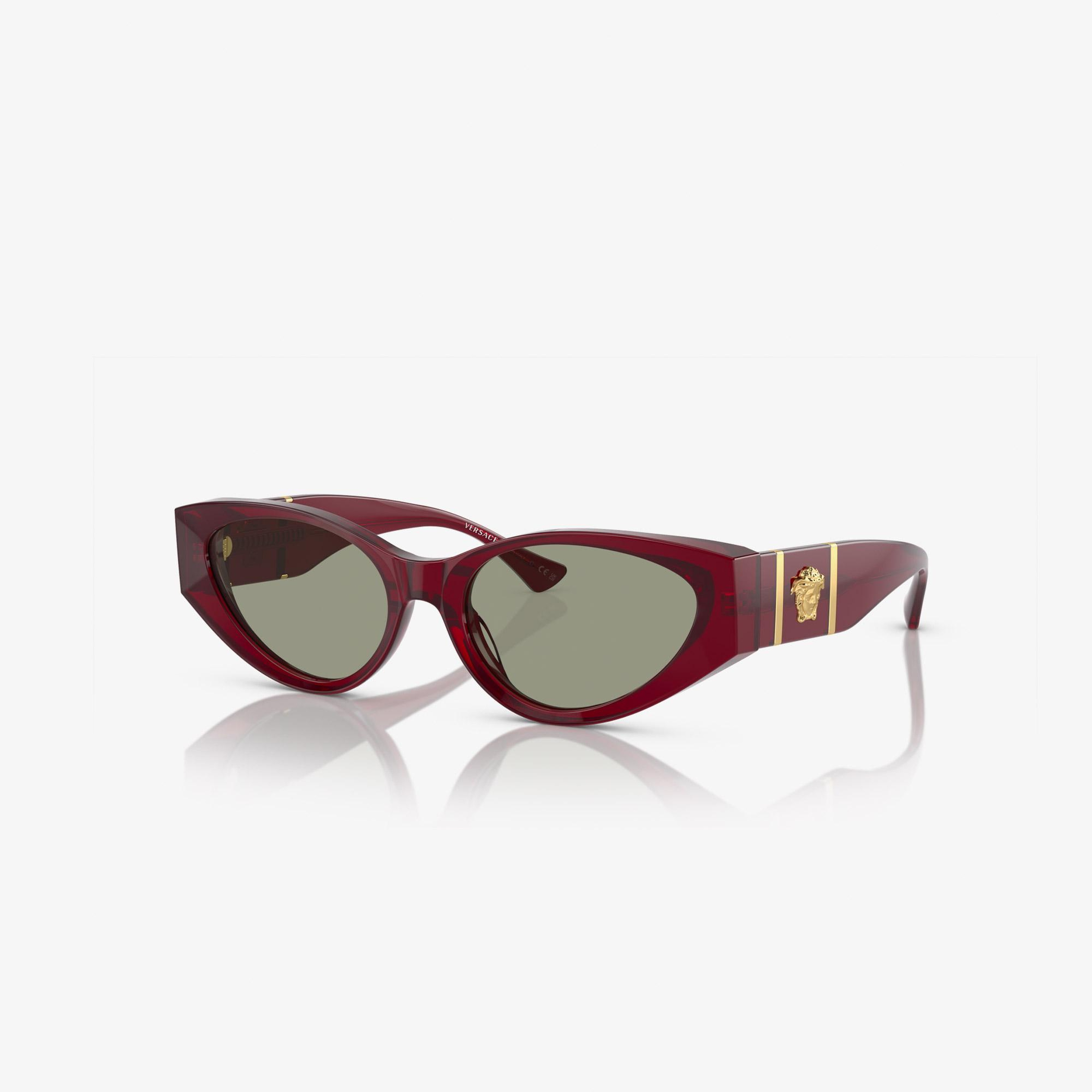 Versace Acetate Kadın Kırmızı Güneş Gözlüğü