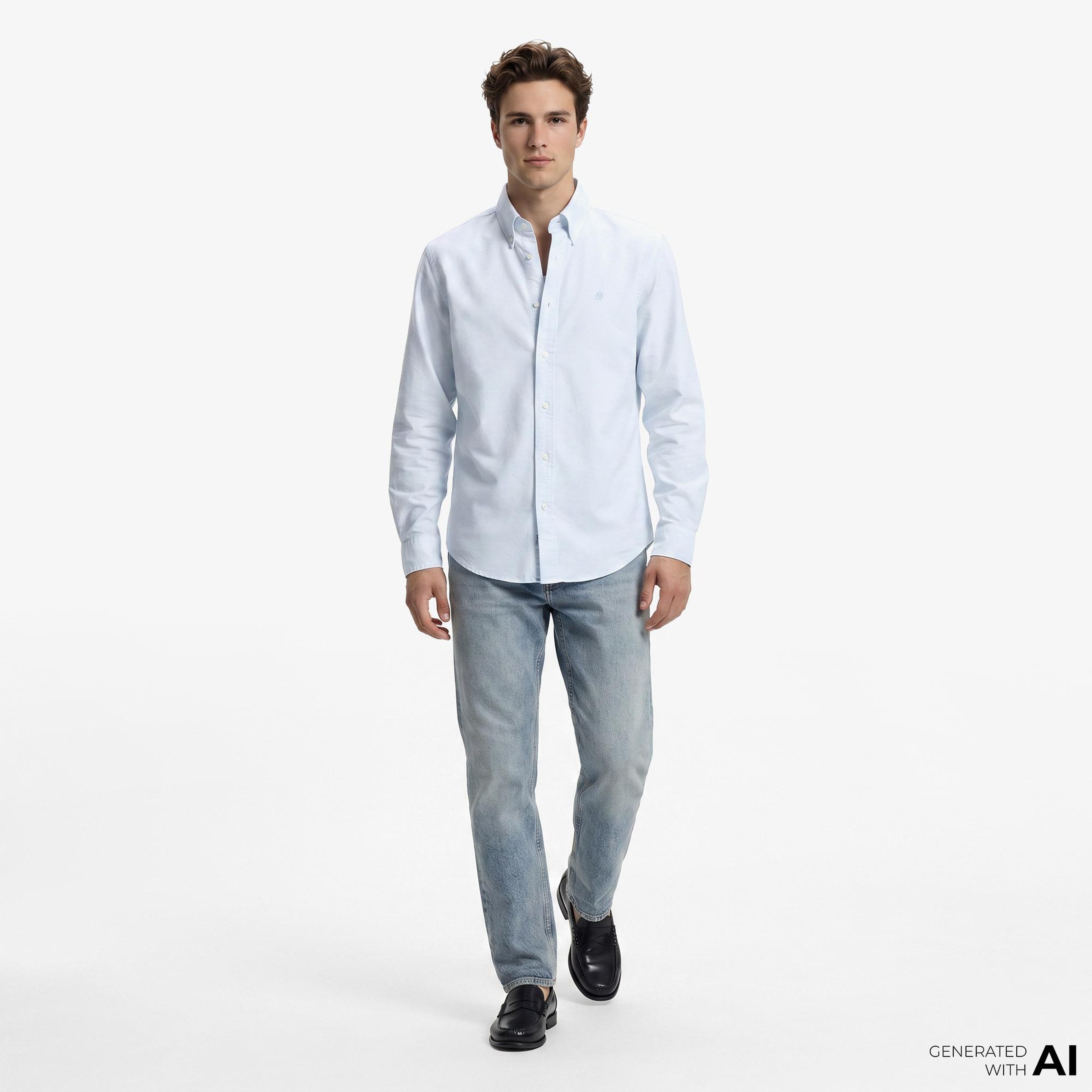 Boss Delaware Erkek Mavi Jean