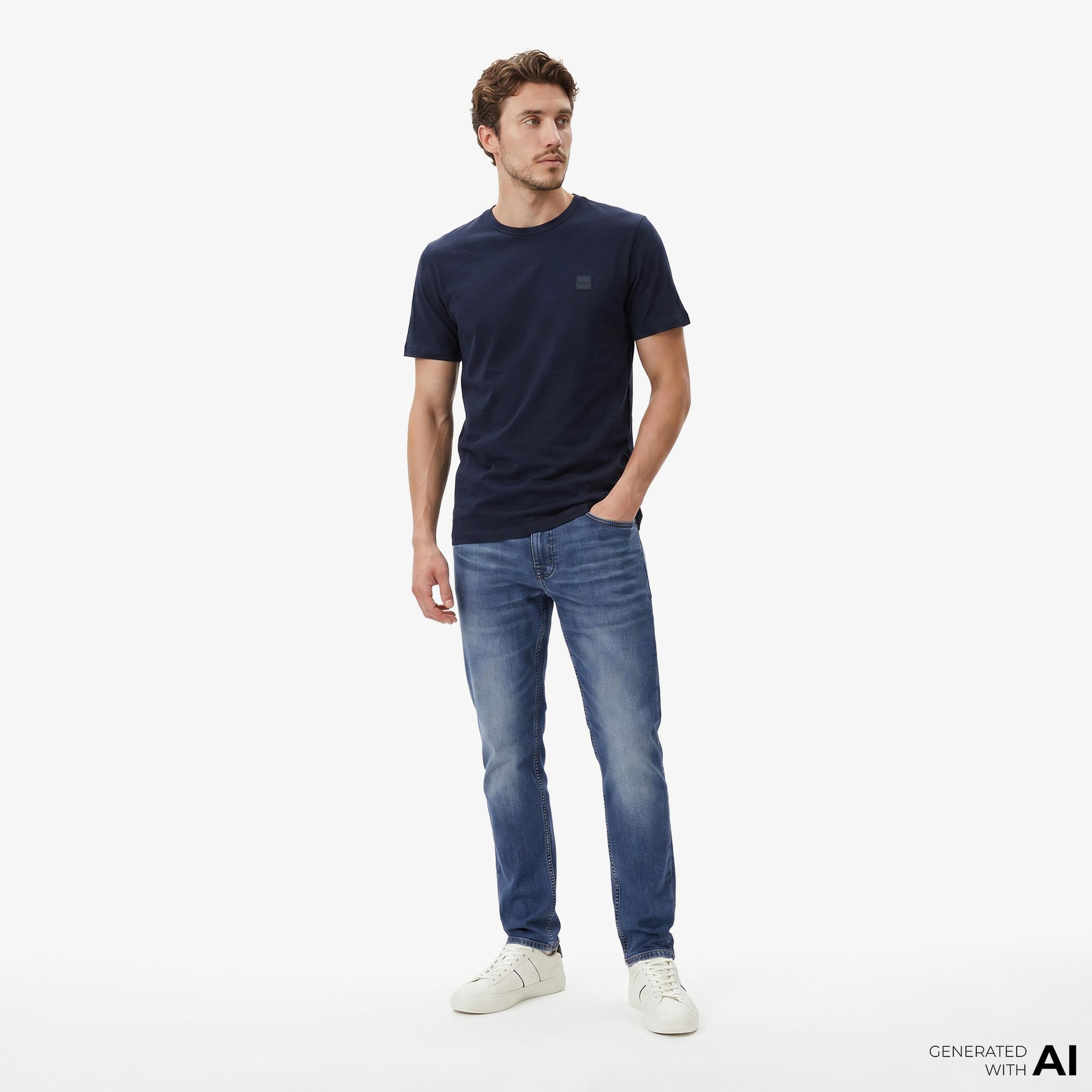 Boss Delaware Erkek Mavi Jean