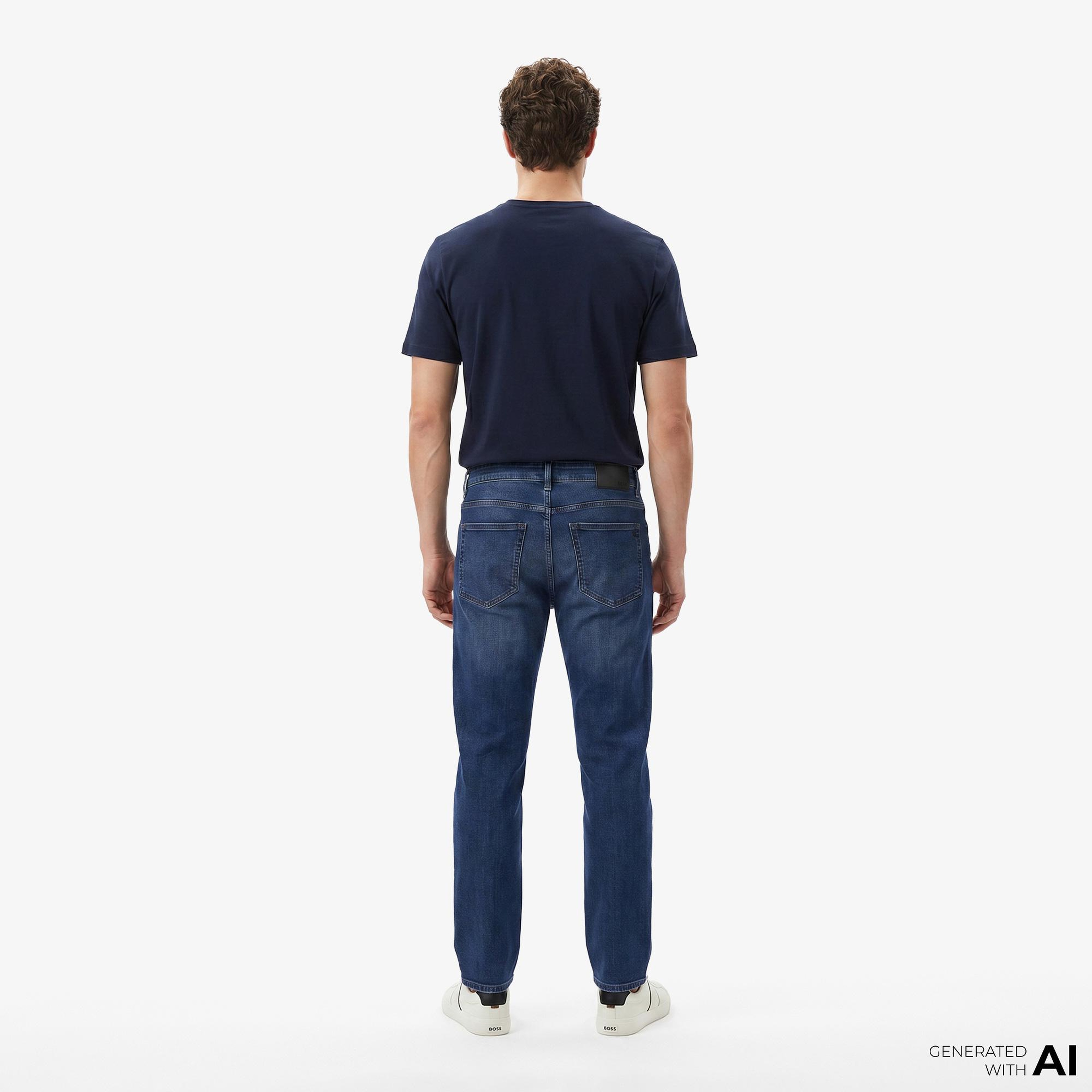 Boss Delaware Erkek Mavi Jean