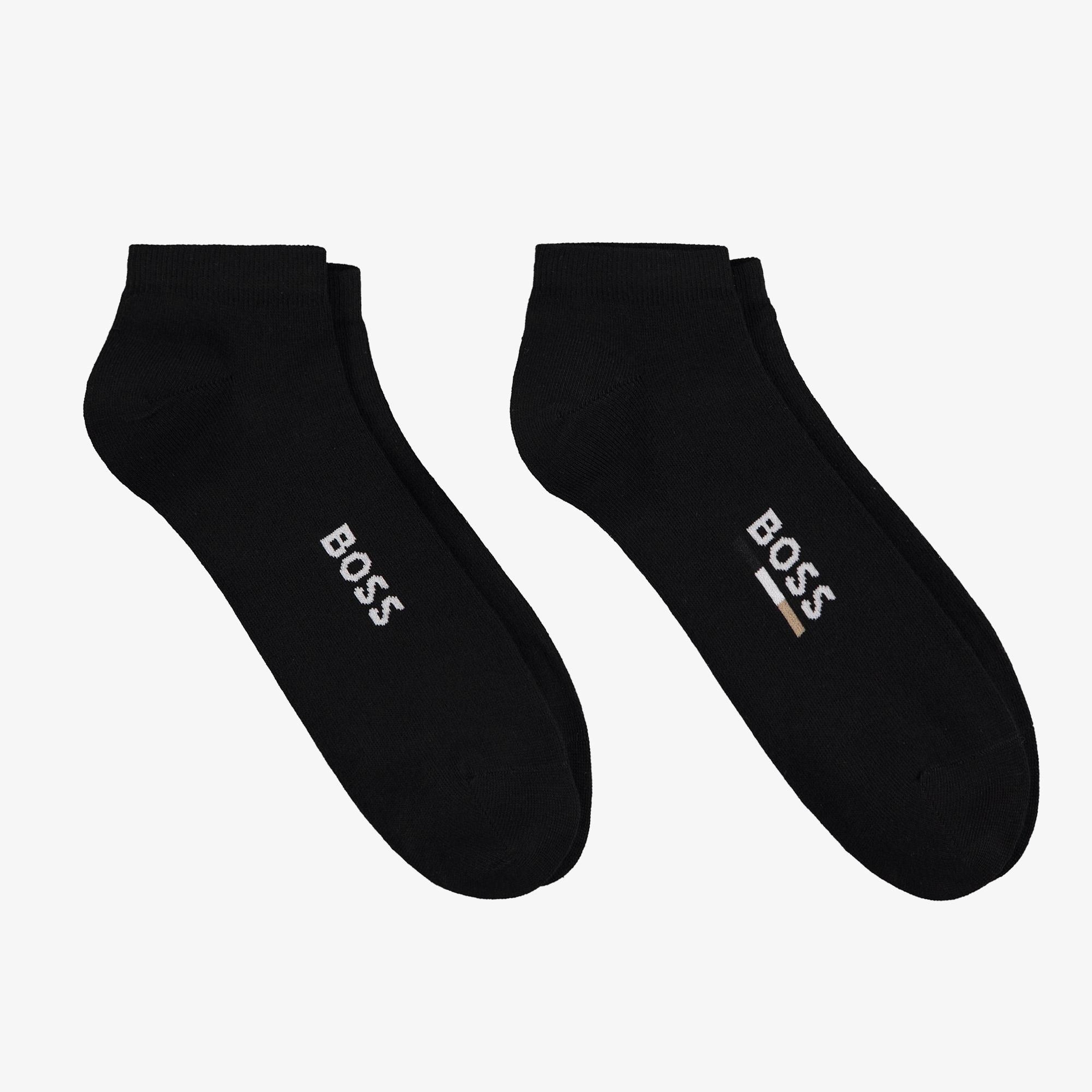 Boss 2'li Iconic Logo Erkek Siyah Çorap