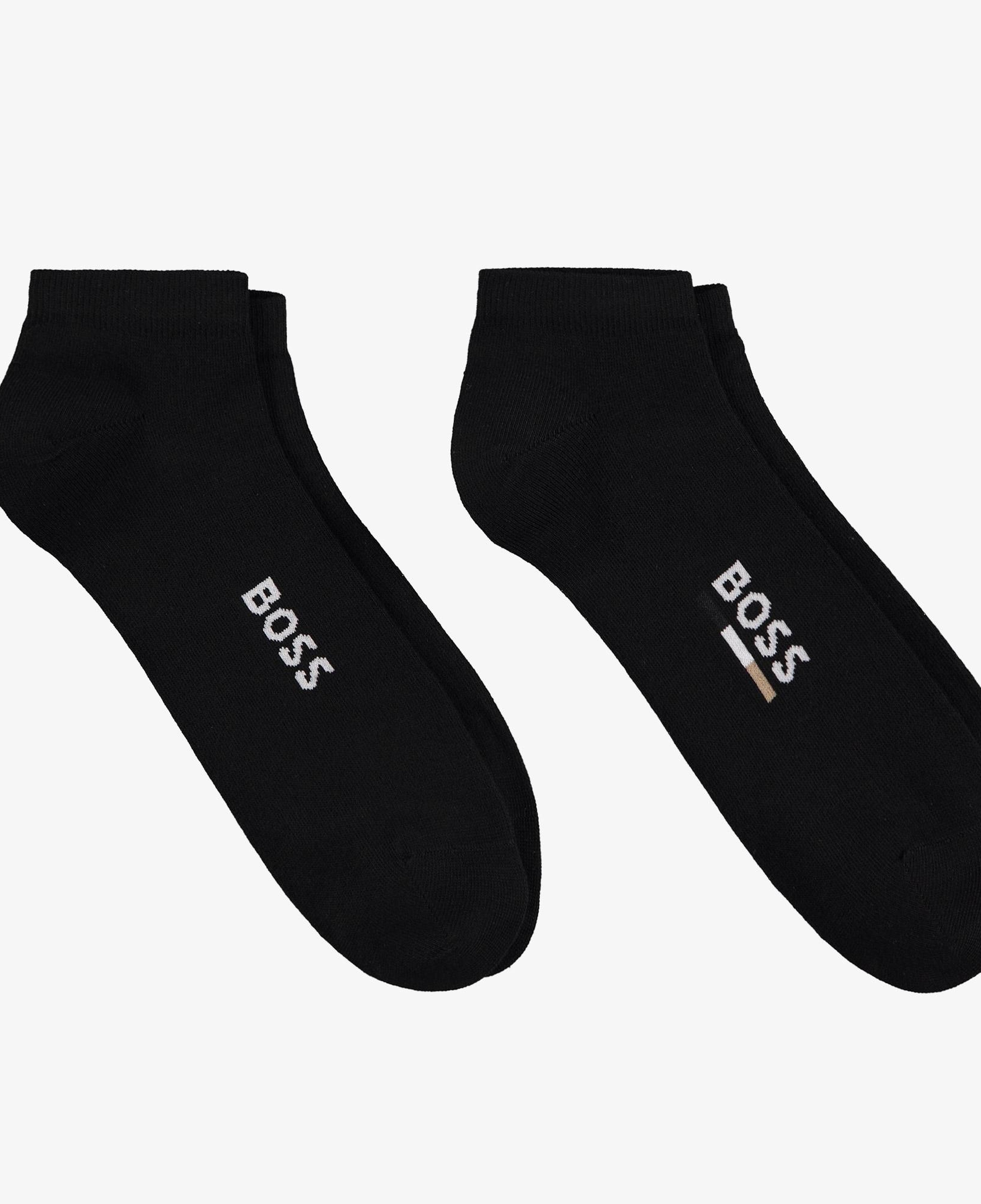 Boss 2'li Iconic Logo Erkek Siyah Çorap